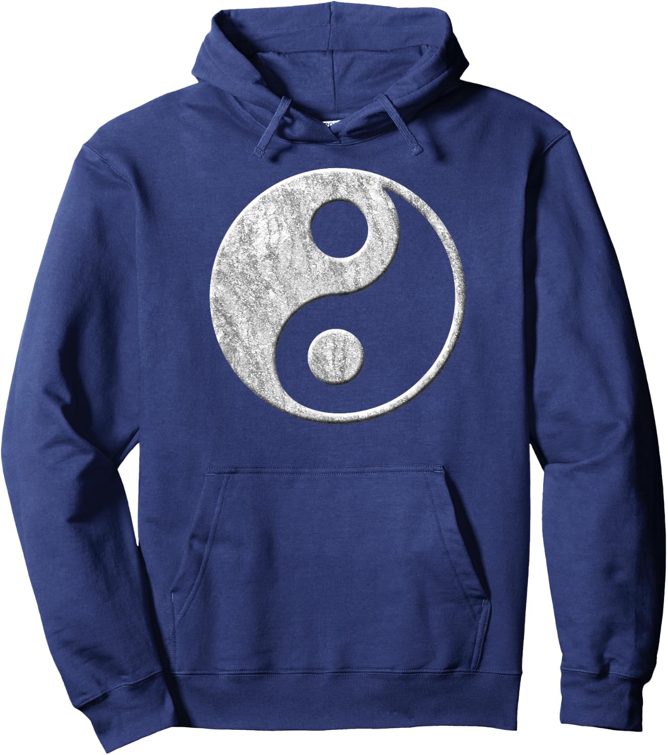 Stylish yin yang symbol without text for spiritual people Hoodie - Hoodie | Navy