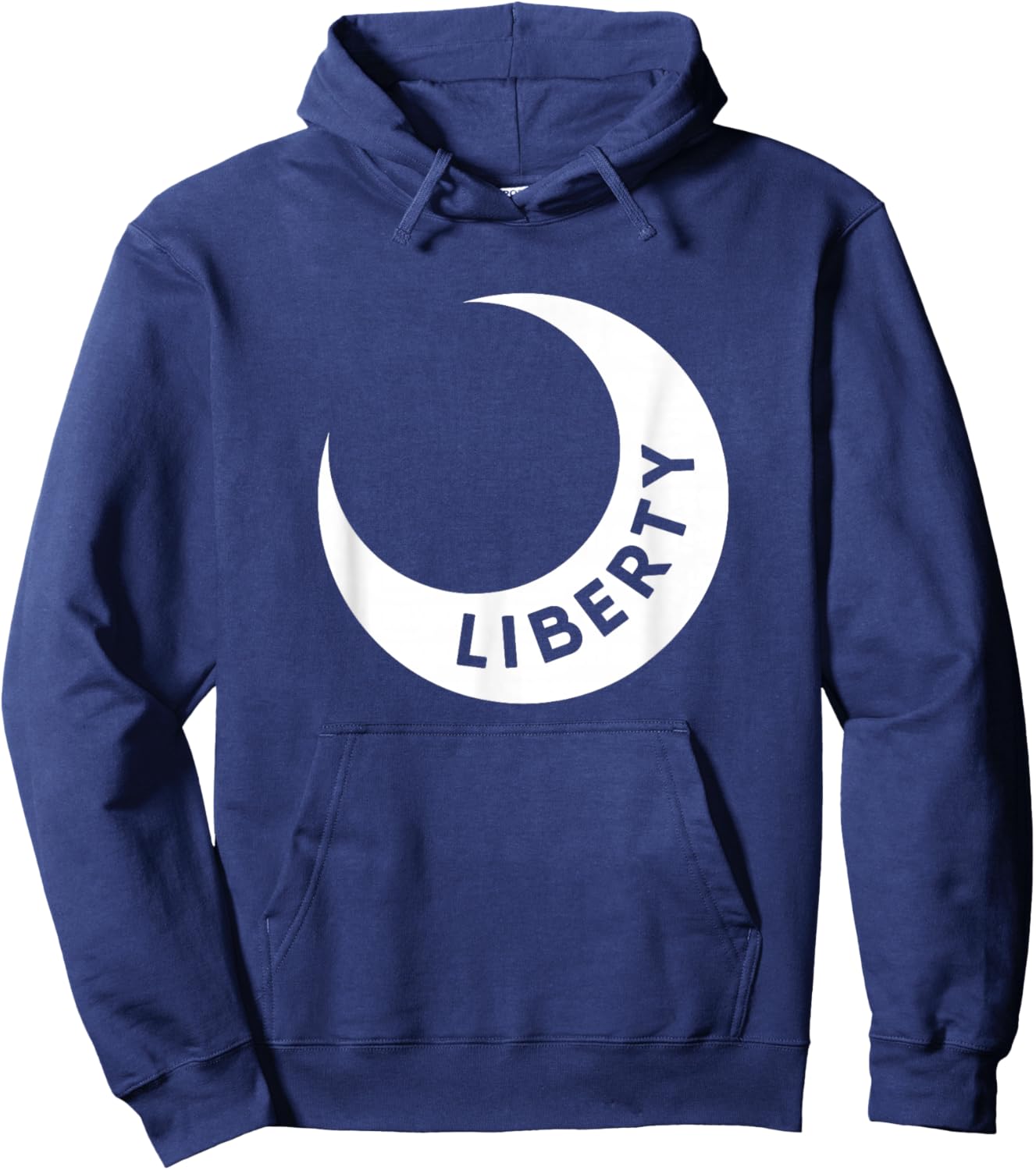 Fort Moultrie Liberty American Revolutionary War Flag Hoodie - Hoodie | Navy
