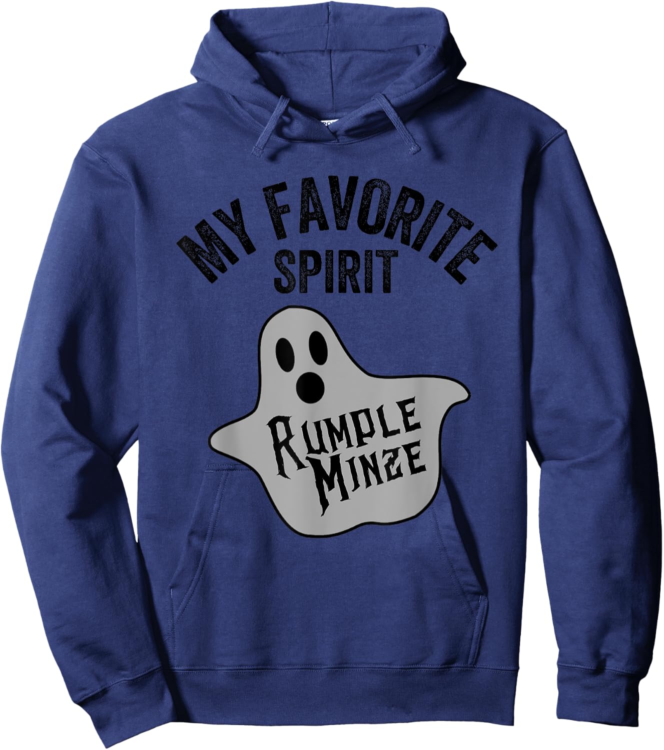 My Favorite Spirit Rumple Minze Funny Halloween Ghost Hoodie - Hoodie | Navy