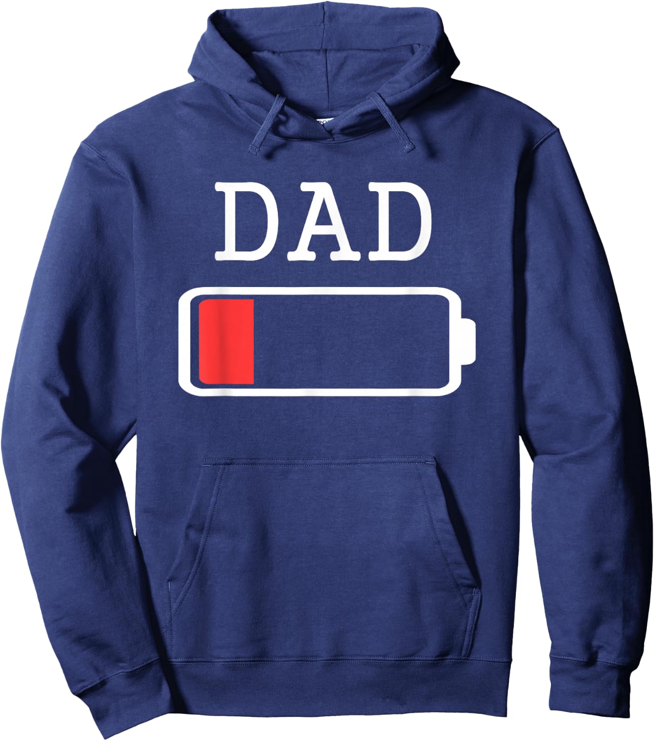 Daddy Low Battery Empty Matching Father Shirts Hoodie - Hoodie | Navy