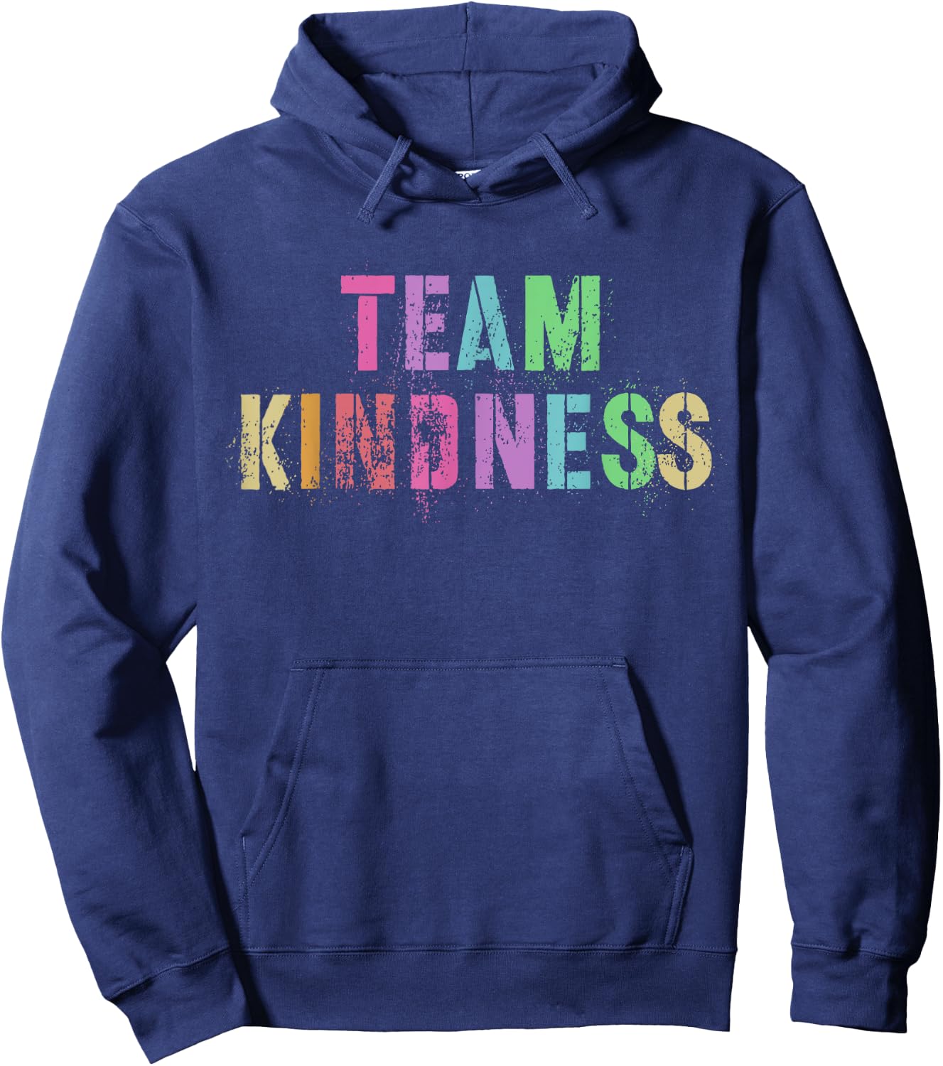 Vintage TEAM KINDNESS Teacher Be Kind Buddy Unity Day SPED Hoodie - Hoodie | Navy