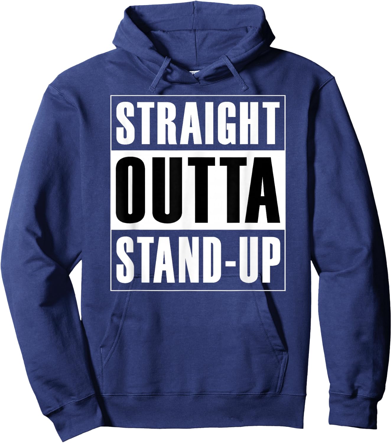 Straight Outta Stand-up - Agile Scrum Funny Hoodie - Hoodie | Navy