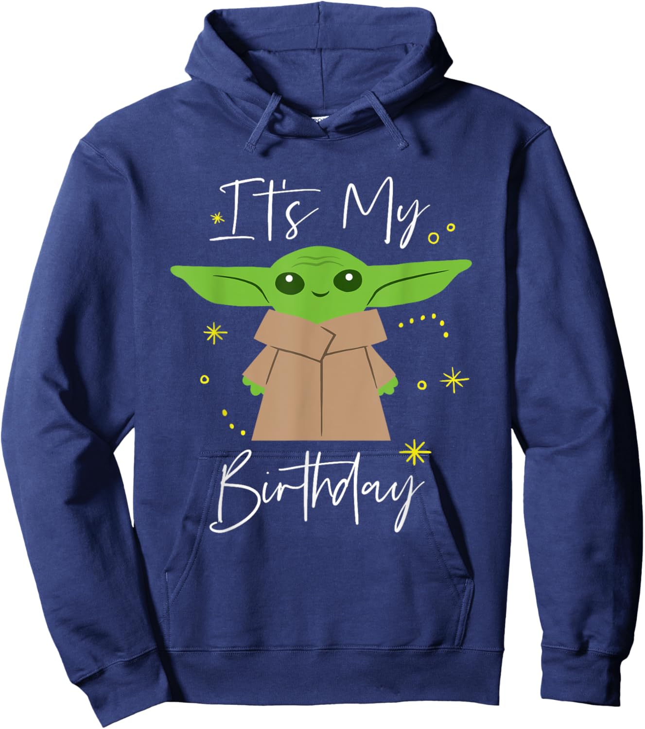 Star Wars The Mandalorian The Child It’s My Birthday Hoodie - Hoodie | Navy