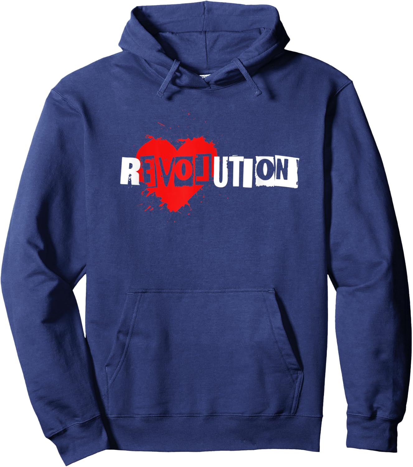 Love Revolution Protest Hoodie - Hoodie | Navy