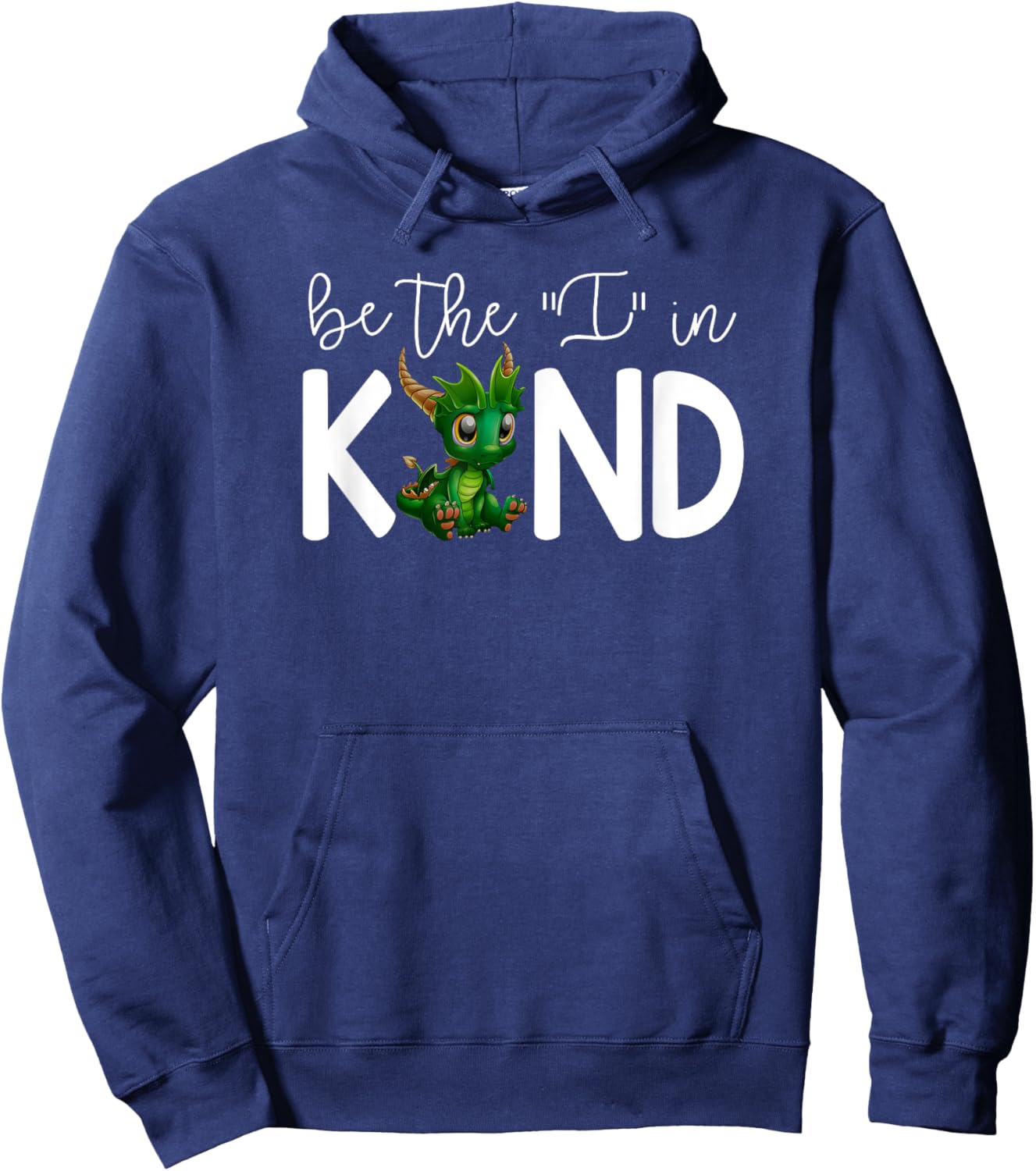 Dragon Be The I In Kind Hoodie - Hoodie | Navy