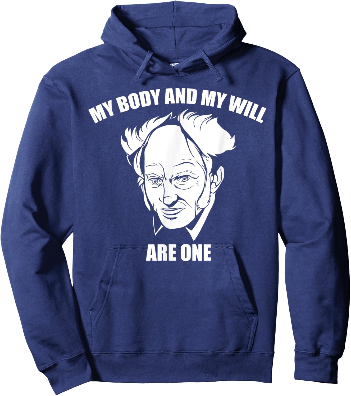 Arthur Schopenhauer German Philosopher Hoodie - Hoodie | Navy