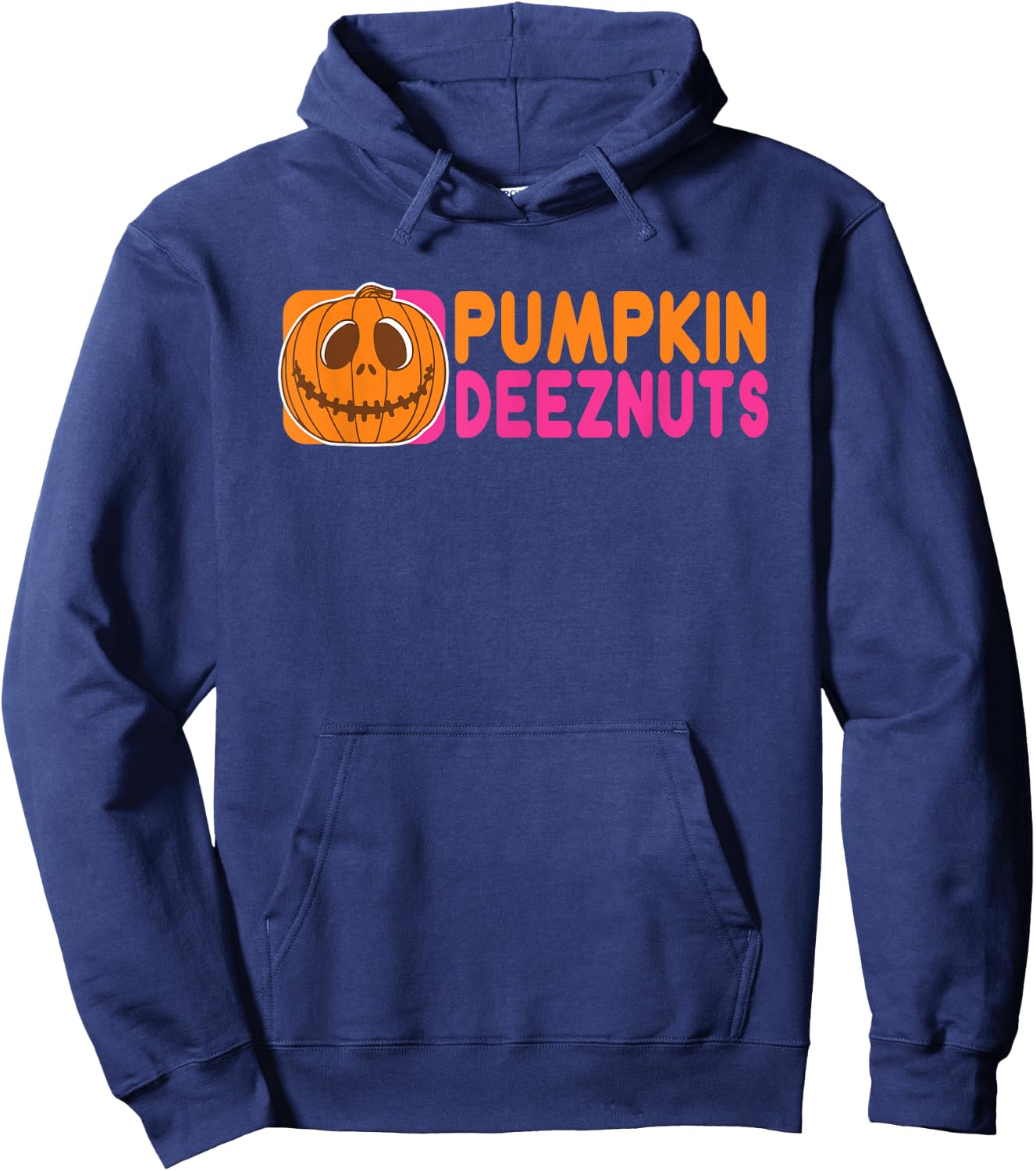 Ghost Pumpkin Deez nut Halloween Cute Hoodie - Hoodie | Navy