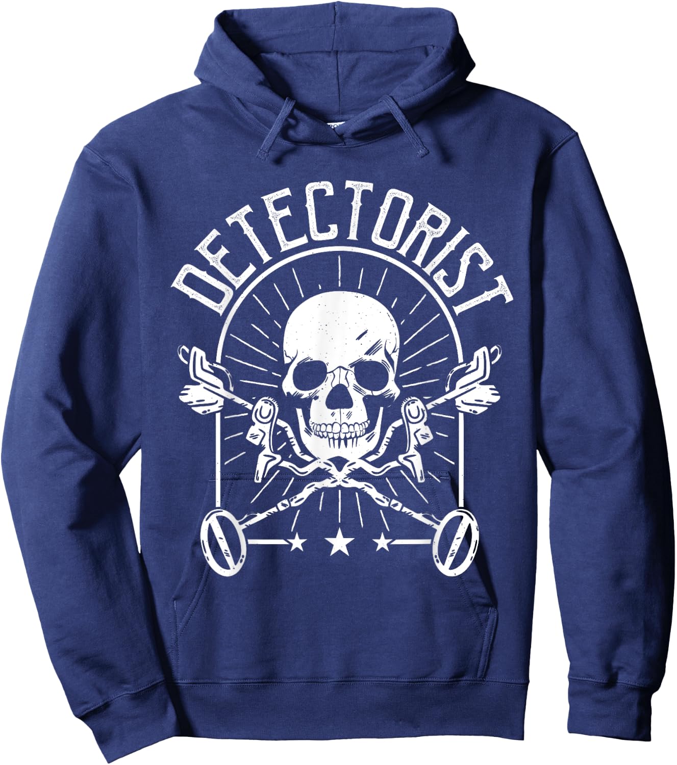 Detectorist, Metal Detecting Men Hoodie - Hoodie | Navy