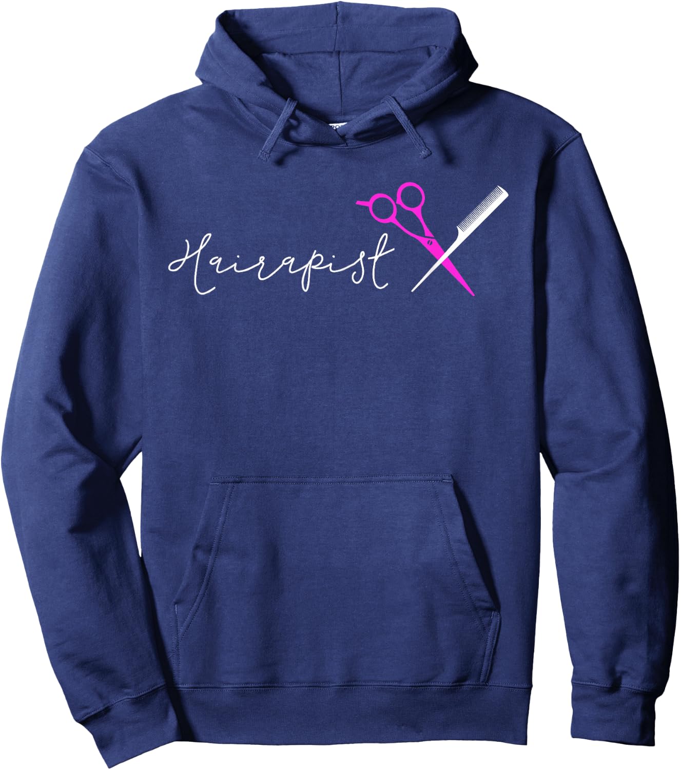 Hairapist Gifts Hairstylist Funny Hairdresser Hair Stylist Hoodie - Hoodie | Navy