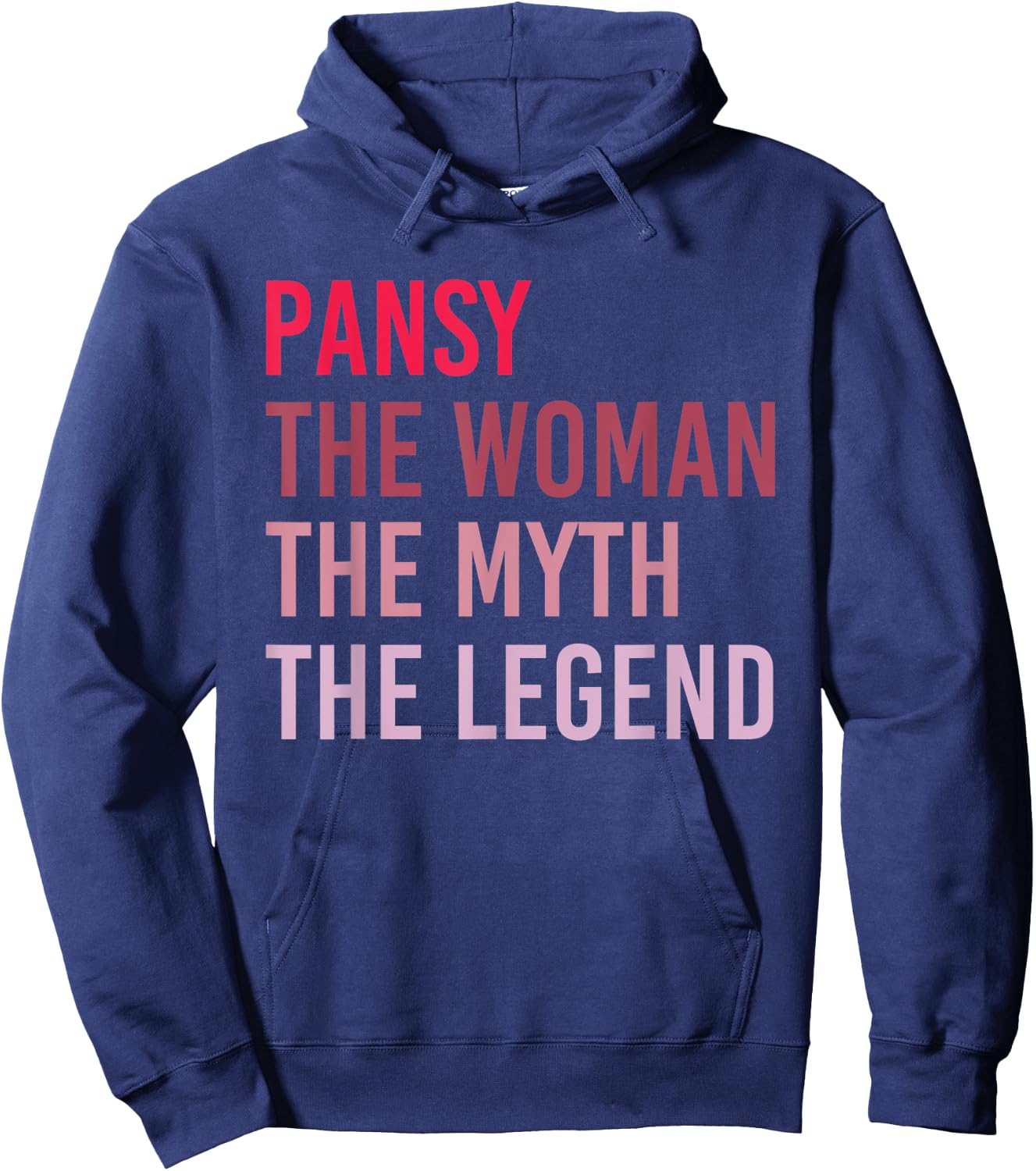 PANSY The Woman Myth Legend Personalized Name Birthday Gift Hoodie - Hoodie | Navy