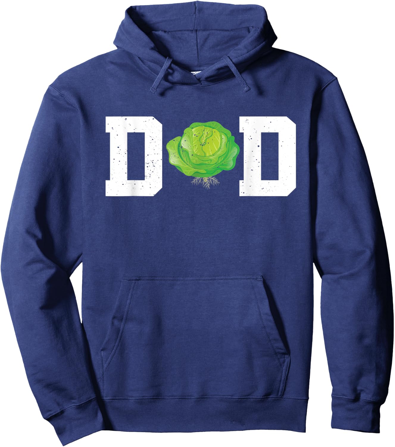 Funny Cabbage Dad Costume Love Savoy Cabbage Hoodie - Hoodie | Navy