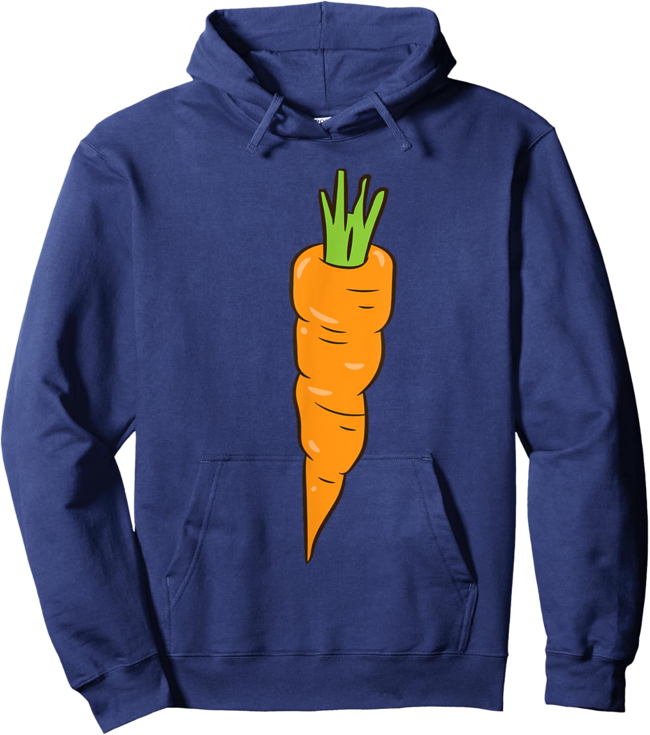 Carrots Vegetables Team Peas and Carrots Hoodie - Hoodie | Navy