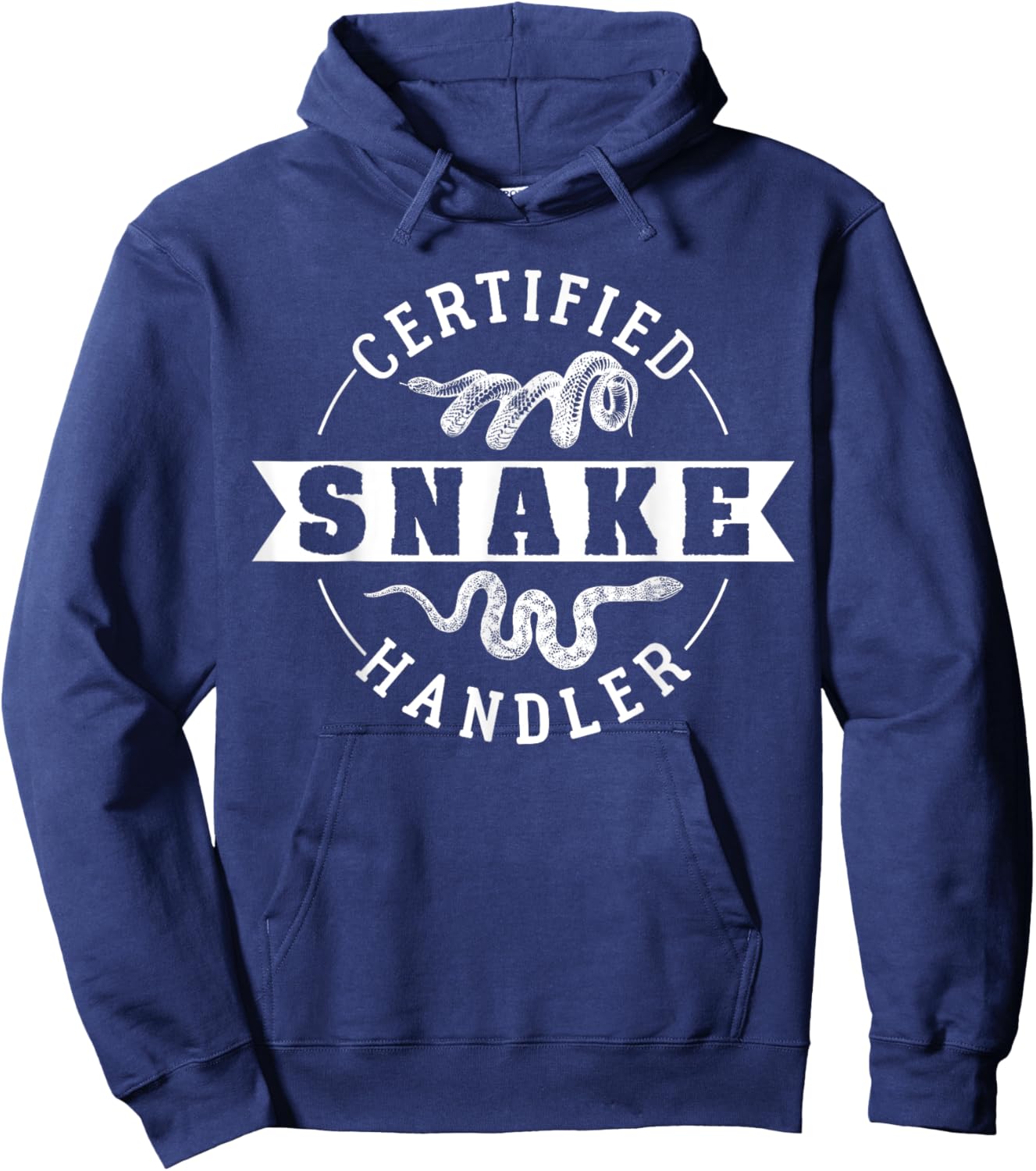 Certified Snake Handler Hoodie - Hoodie | Navy