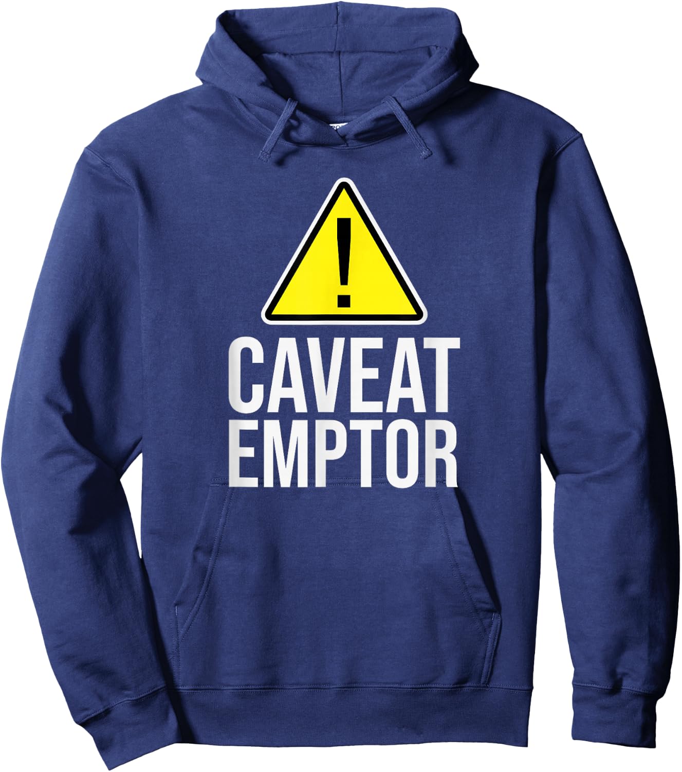 Caveat Emptor - Buyer Beware v.1 Hoodie - Hoodie | Navy