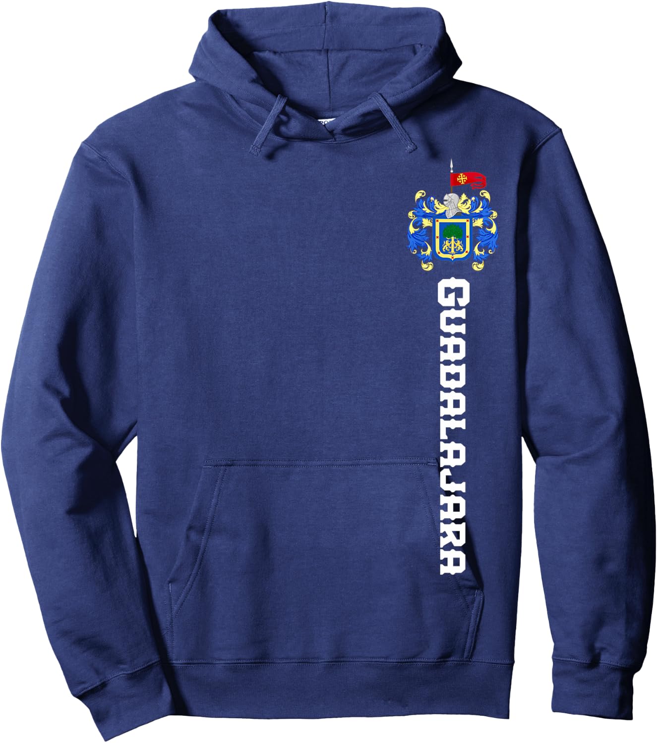 Guadalajara De Jalisco De Mexico Escudo Eagle Aguila Emblem Hoodie - Hoodie | Navy