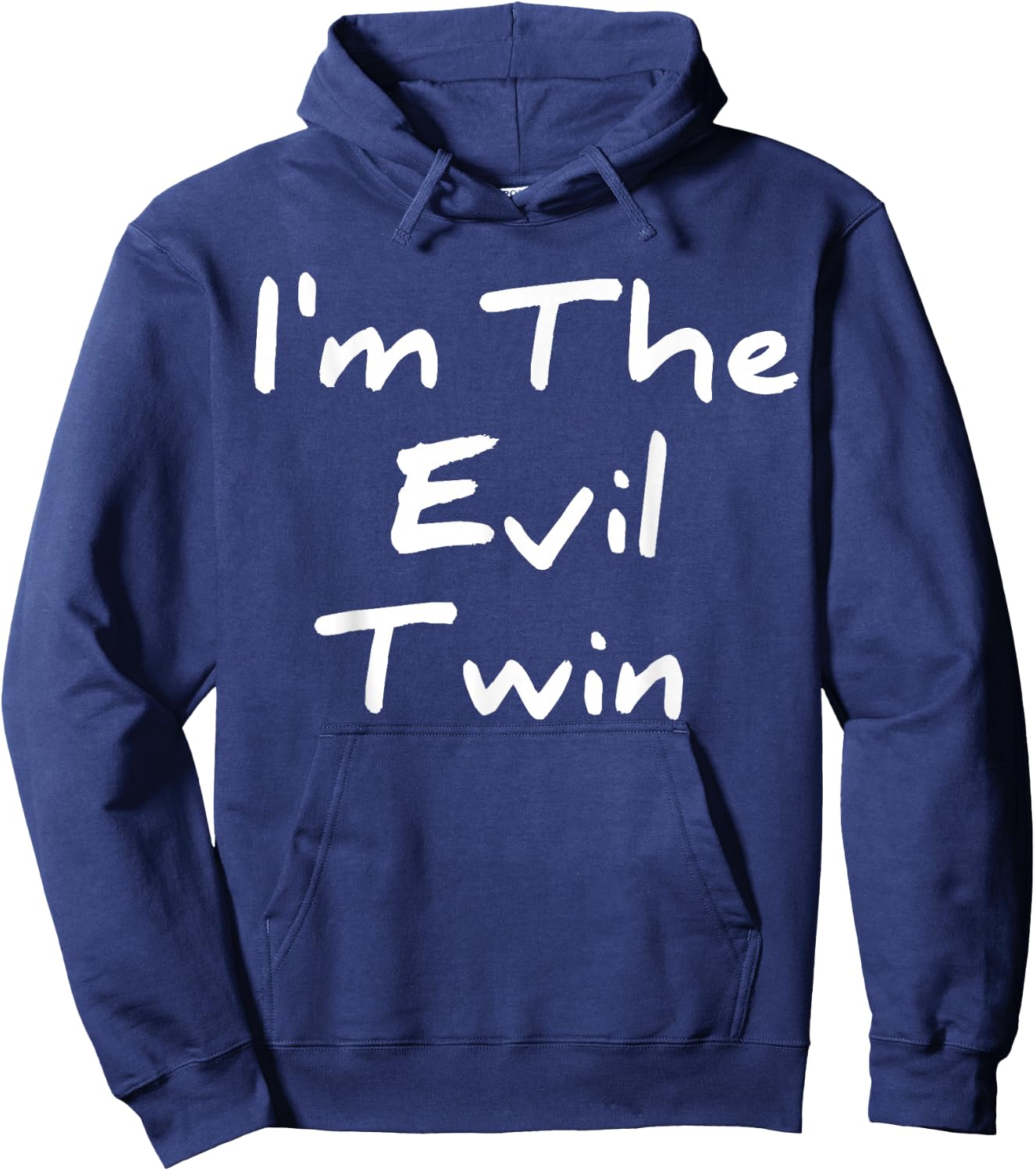 I'm The Evil Twin Hoodie - Hoodie | Navy