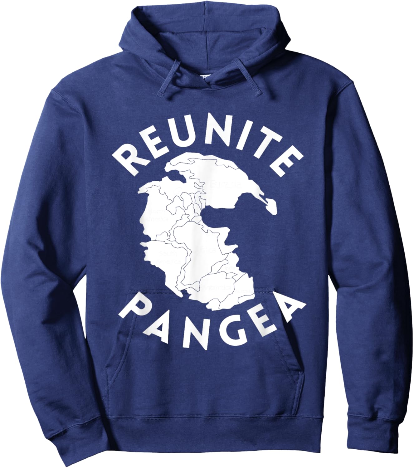 Reunite Pangea Geology Hoodie - Hoodie | Navy