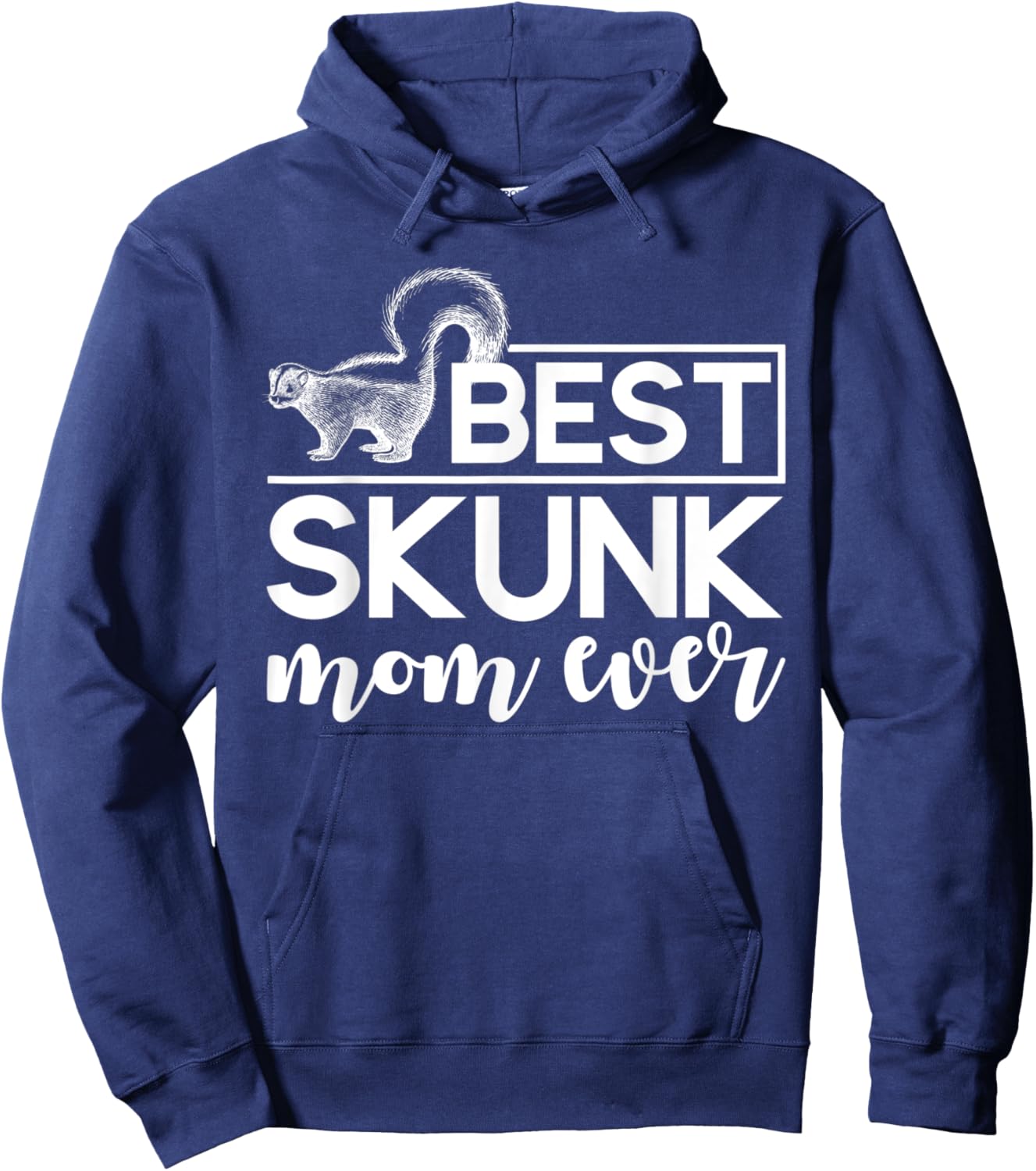 Mothers Day Skunk Mom Gift Skunk Hoodie - Hoodie | Navy