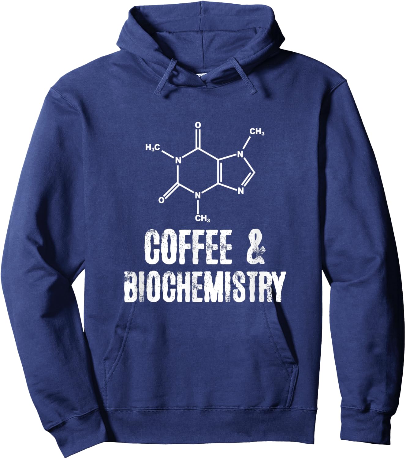 Coffee and Biochemistry Hoodie - Hoodie | Navy