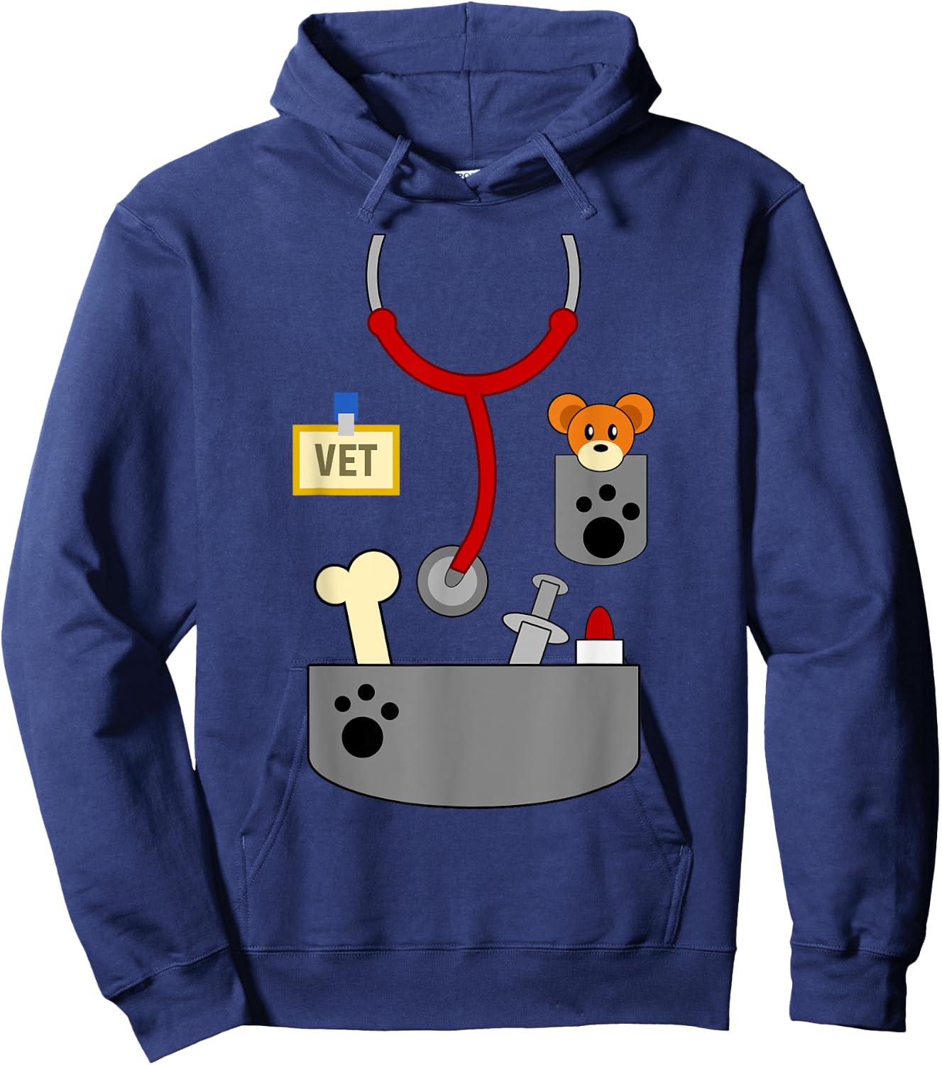 Halloween Veterinarian Costume Shirt | Veterinary Gift Hoodie - Hoodie | Navy