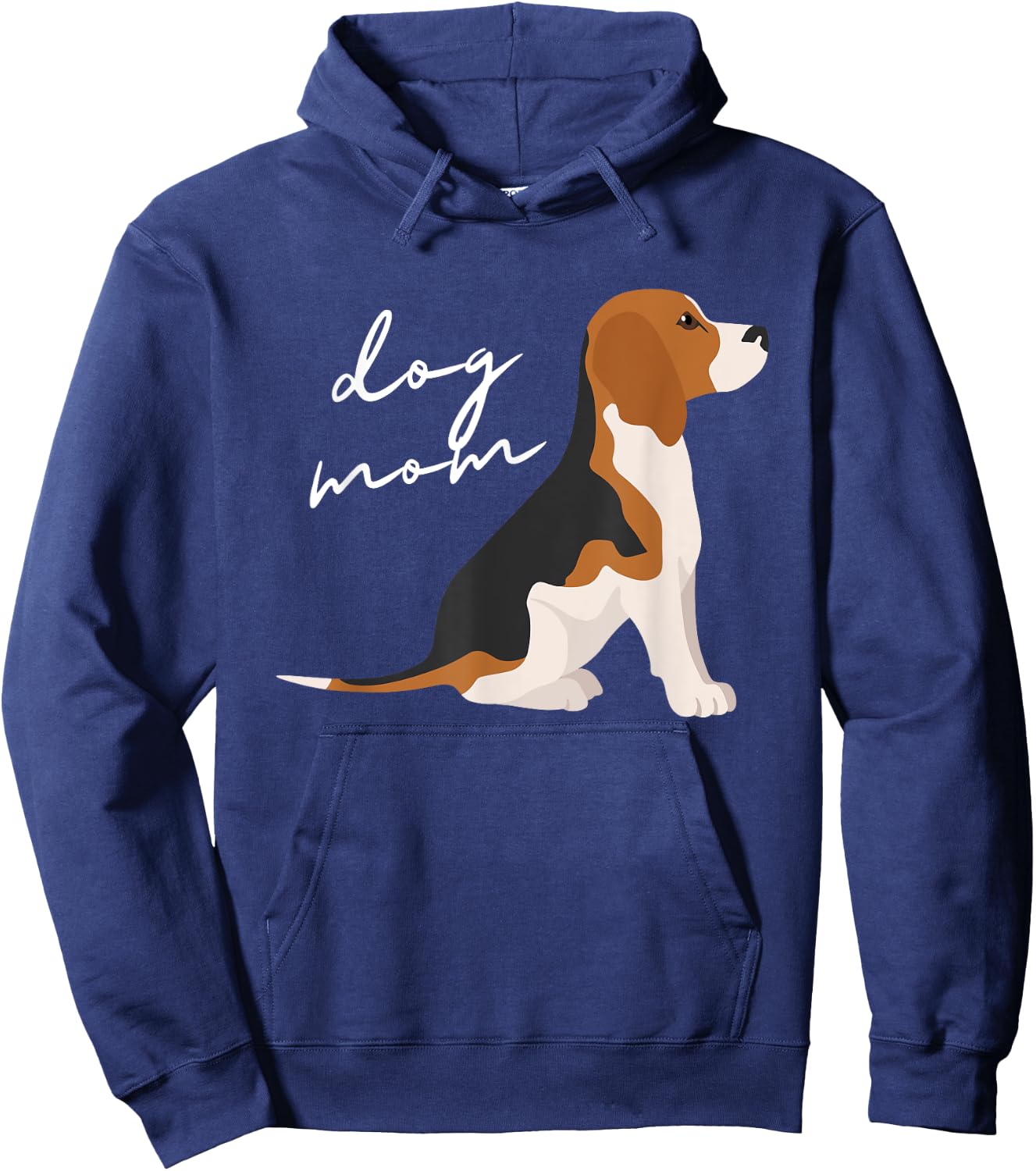 Beagle Dog Mom Woman Hoodie - Hoodie | Navy