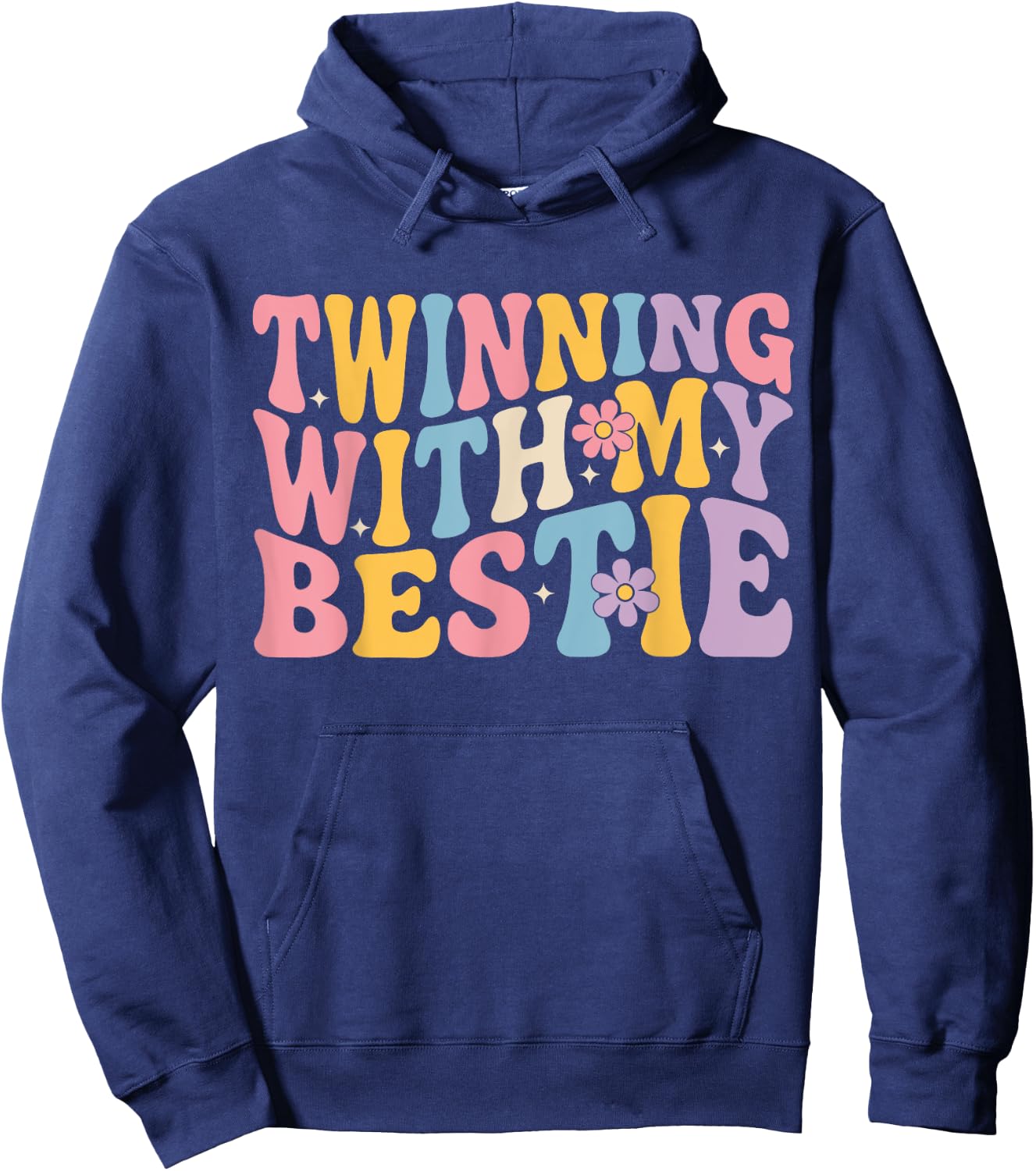 Cute Friends Twinning With My Bestie Spirit Week Girl Hoodie - Hoodie | Navy