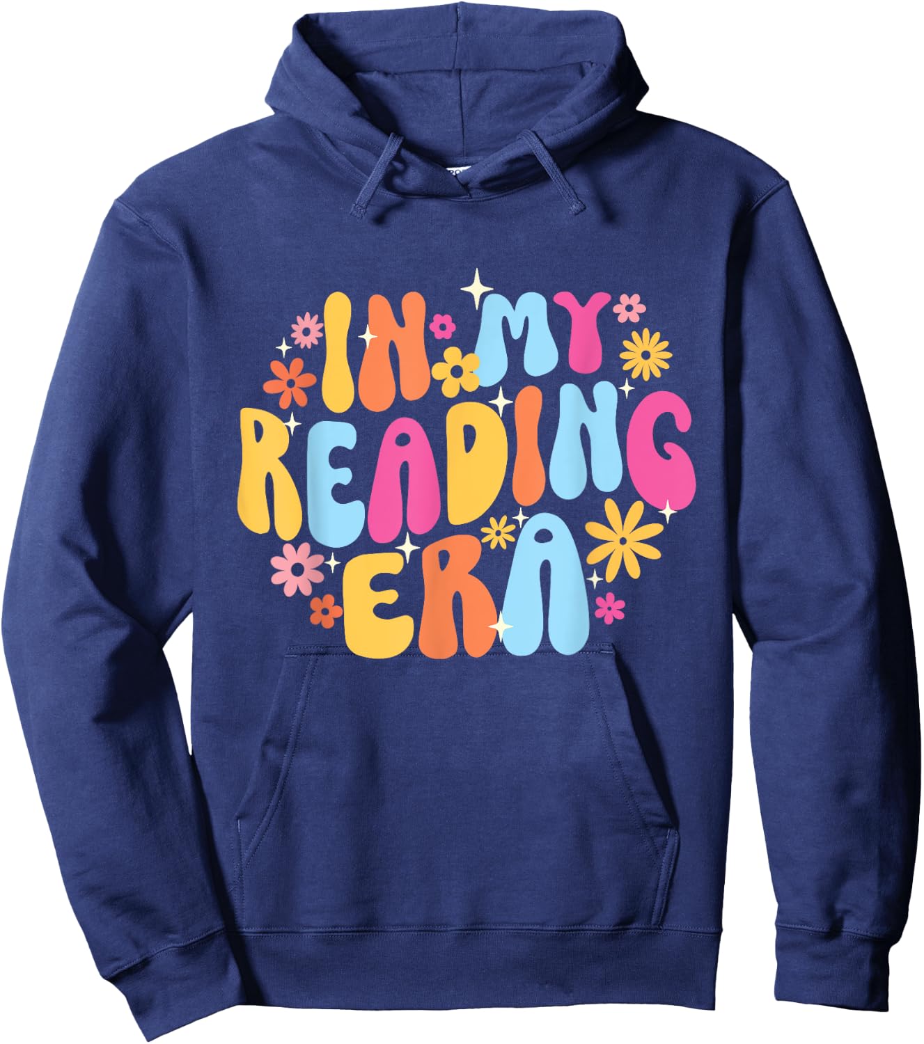 in My Reading Era - Book Lover Reading Bookworm Reader Hoodie - Hoodie | Navy