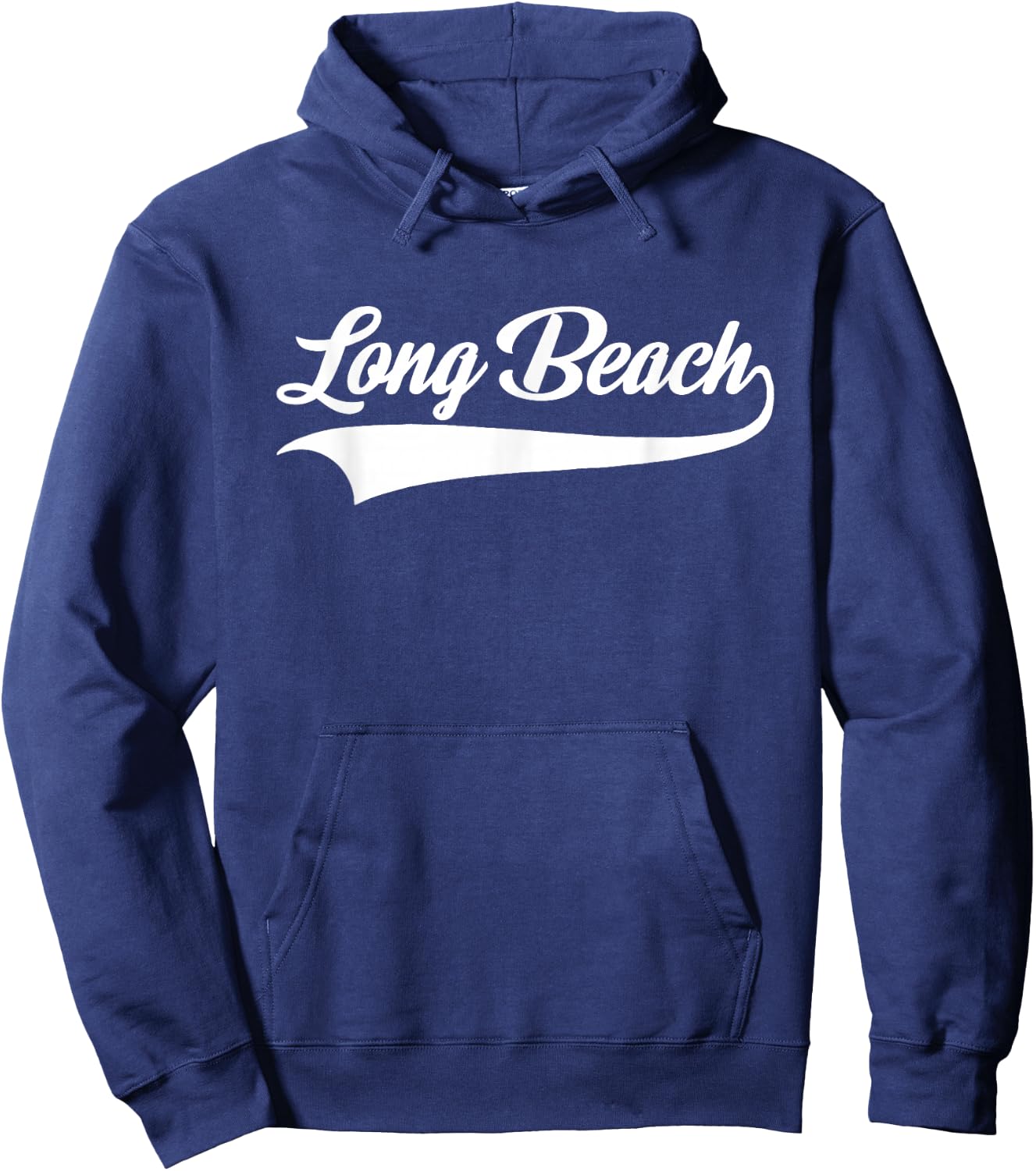 Long Beach - California - Throwback Design - Classic Hoodie - Hoodie | Navy