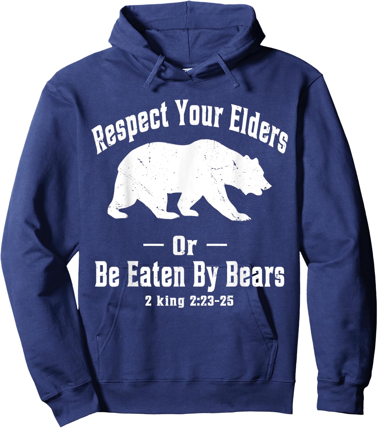 Respect Your Elders Bear shirt For Man And Women Hoodie - Hoodie | Navy