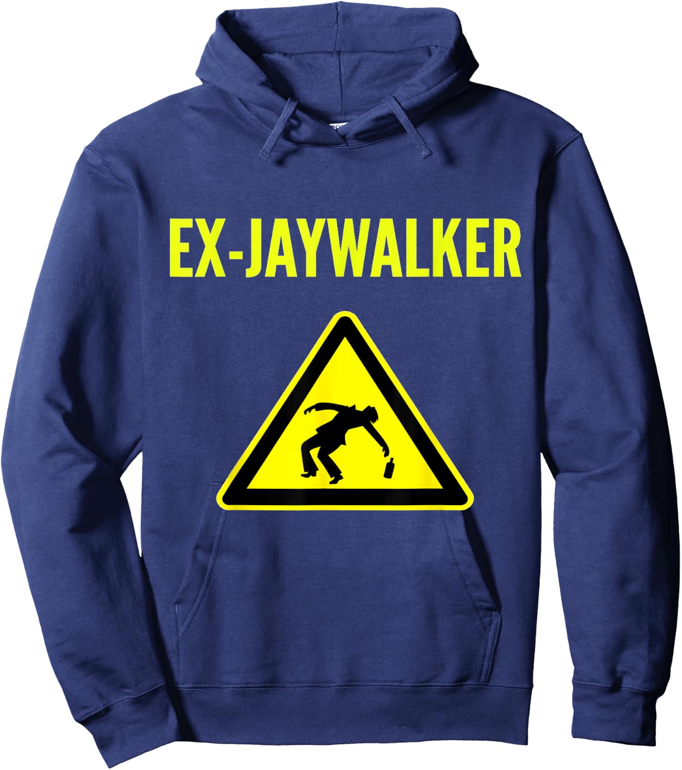 The Jaywalker Ex- Alcoholic AA NA Sobriety Hoodie - Hoodie | Navy