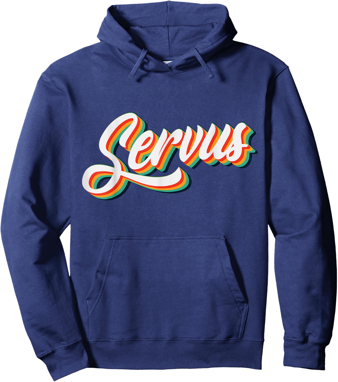Servus Hello German Bavaria Gaudi Austrian Dialect Hoodie - Hoodie | Navy