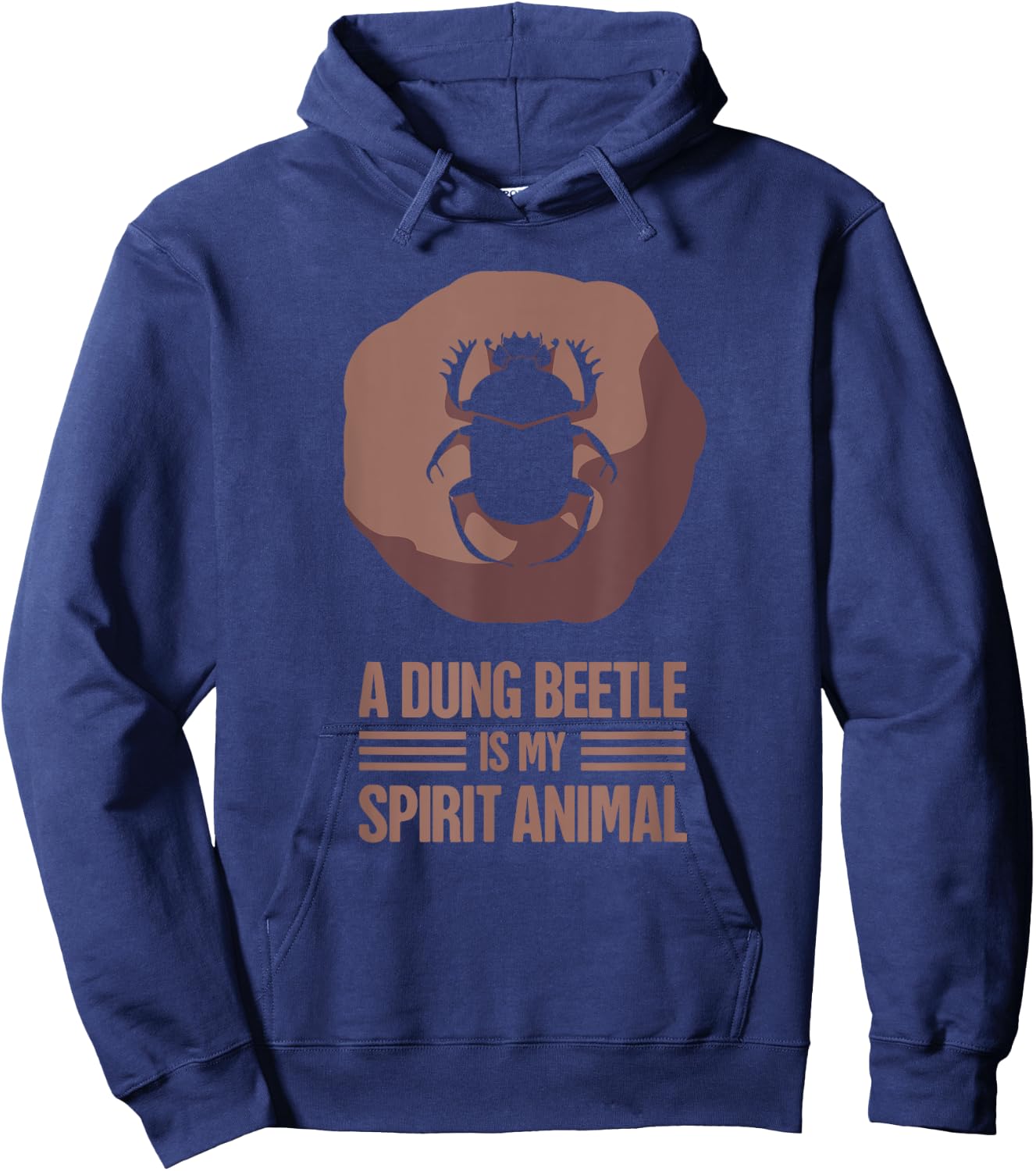 Dung Beetle & Insect Entomologist Gift - Beetle Hoodie - Hoodie | Navy