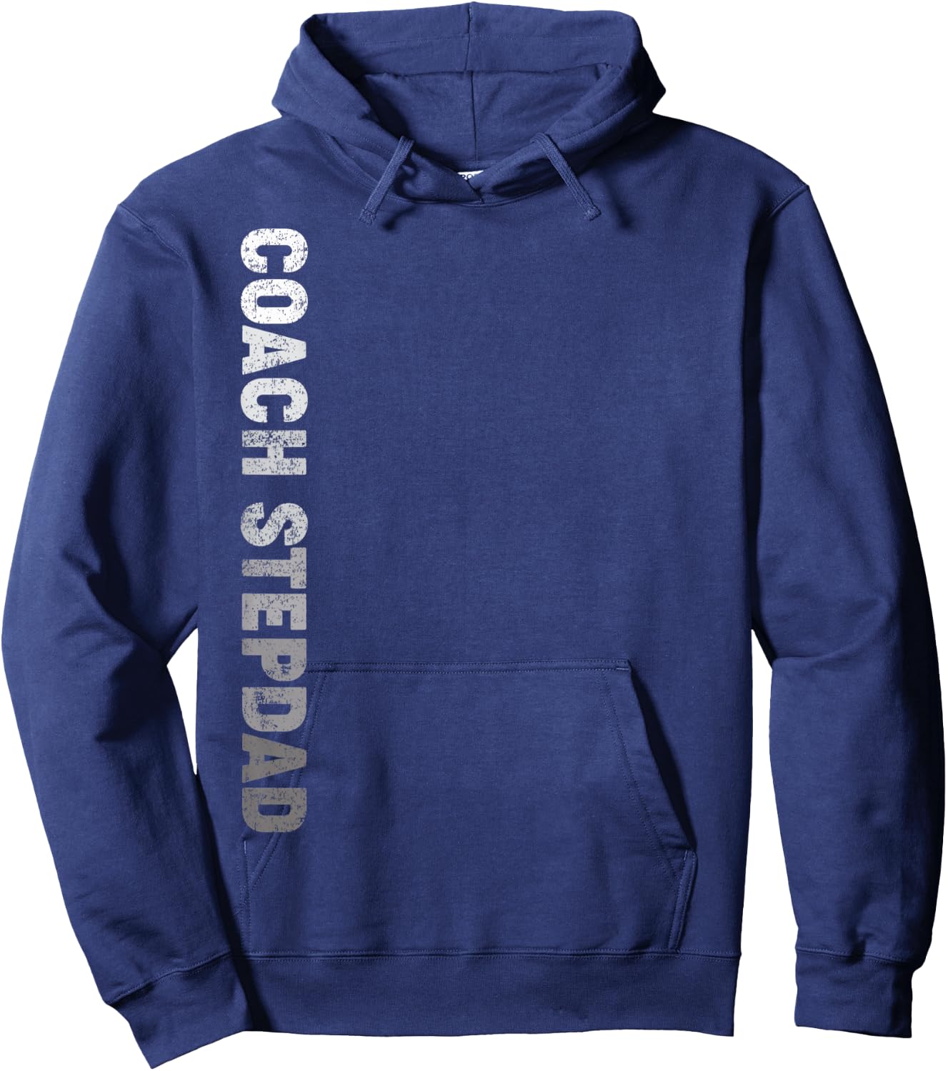 Funny Sports Lover Coach Stepdad Father's Day Hoodie - Hoodie | Navy