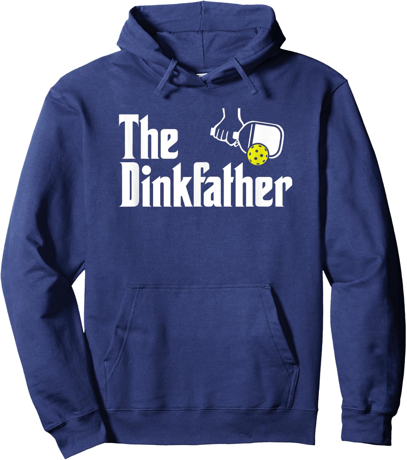 The Dinkfather Funny Pickleball Hoodie - Hoodie | Navy