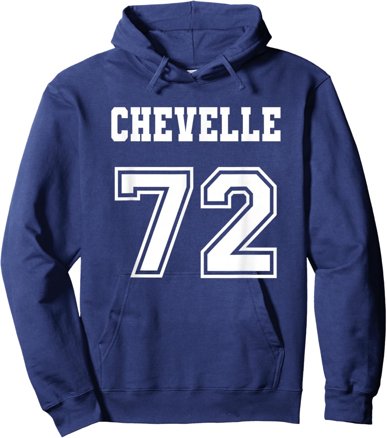 Jersey Style Chevelle 72 1972 Old School Muscle Car Hoodie - Hoodie | Navy
