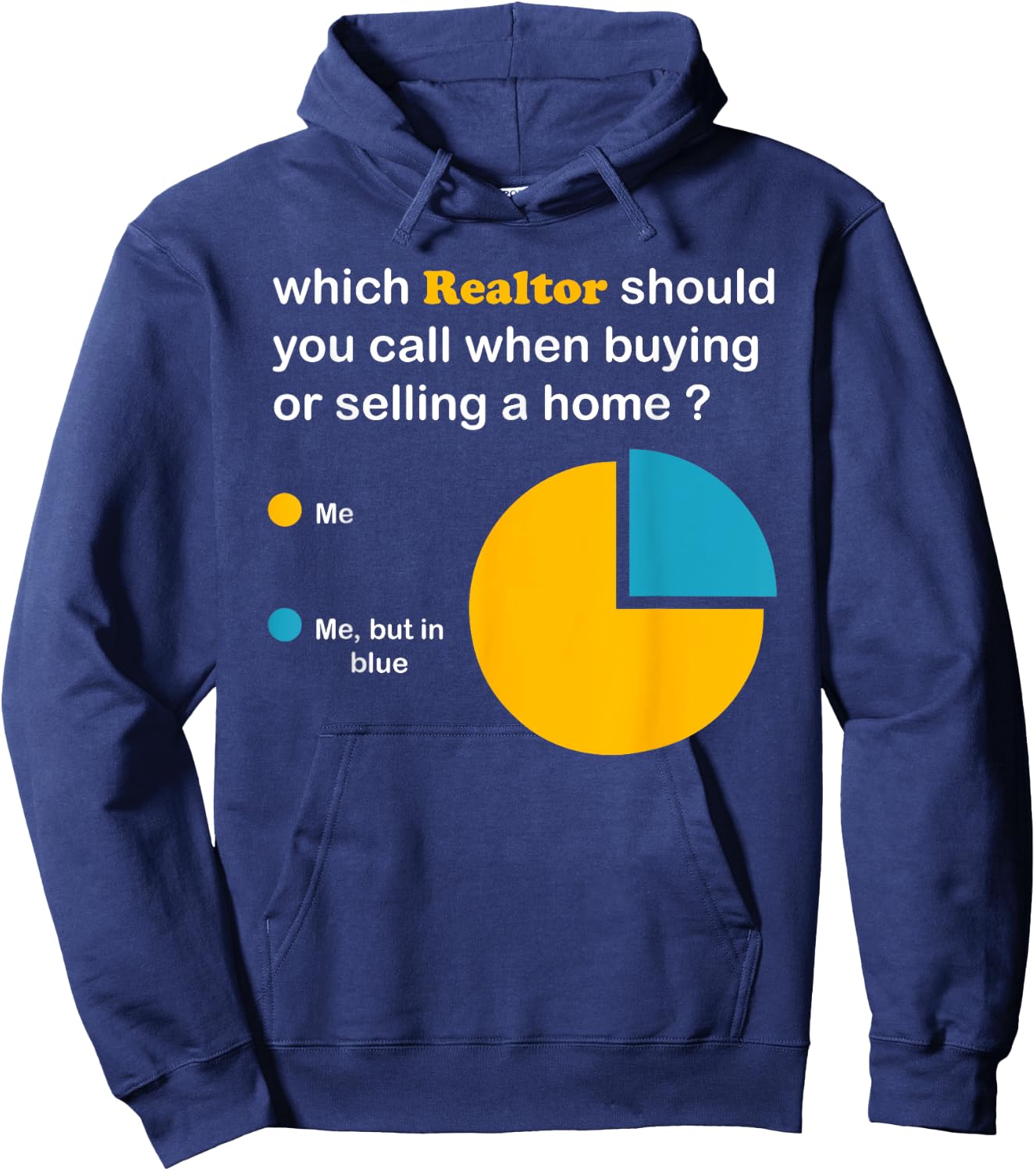 Realtor Real Estate Agent Women Men Home Broker Hustler Hoodie - Hoodie | Navy