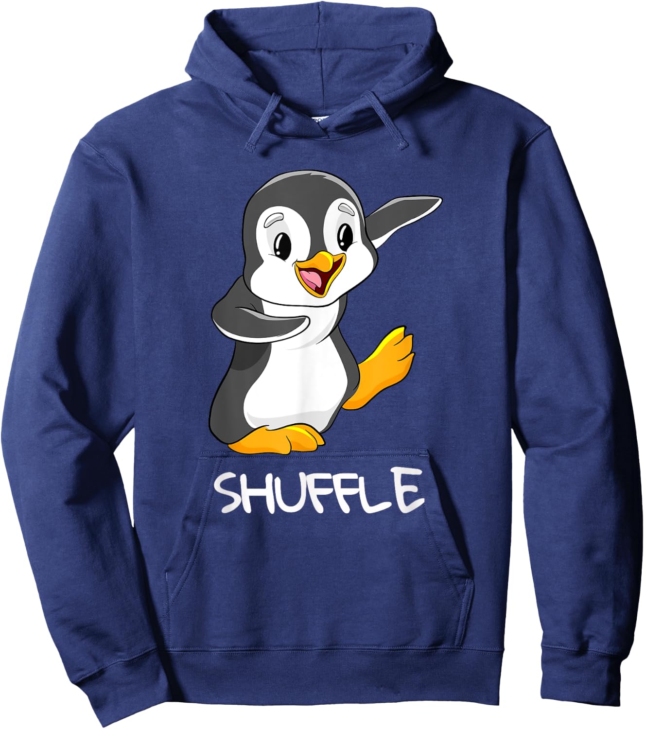 Shuffle dancing penguin Shirt Shuffle Dance Music Techno Hoodie - Hoodie | Navy