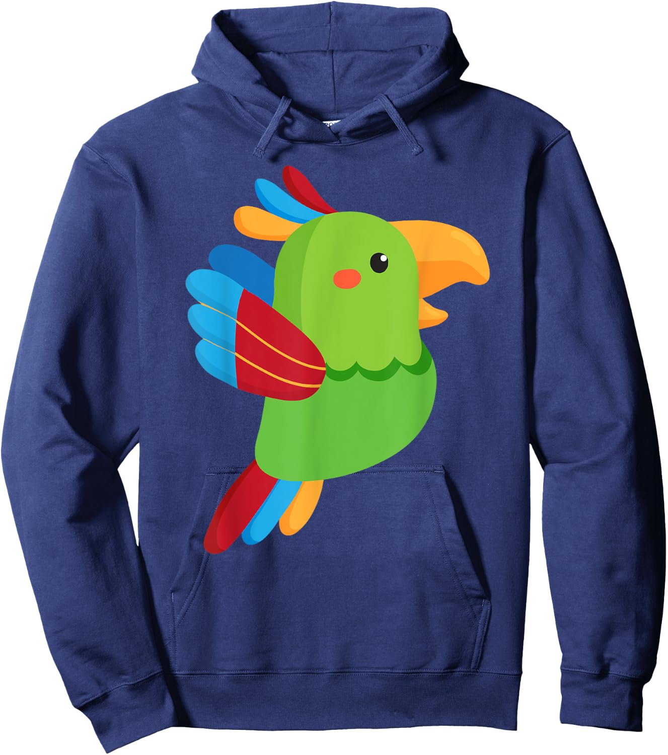 Parrot Shirt For Girls and Boys Parrot Shirts For Kids Hoodie - Hoodie | Navy