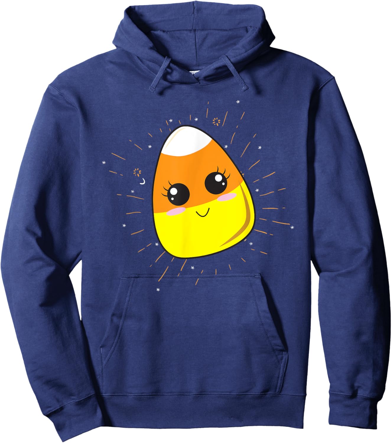 Cute Kawaii Halloween Candy Corn Costume For Kids And Adults Hoodie - Hoodie | Navy