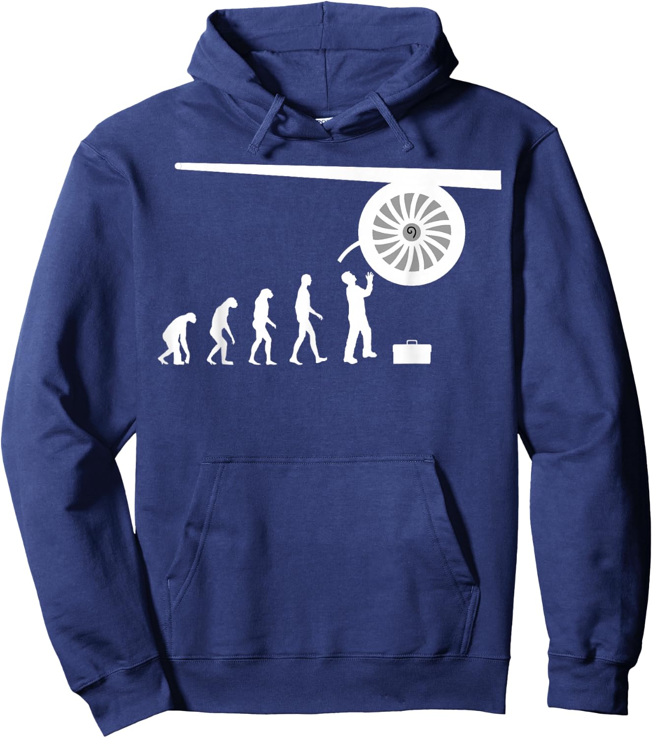 Aircraft Mechanic Aeroplane Engine Technician Hoodie - Hoodie | Navy