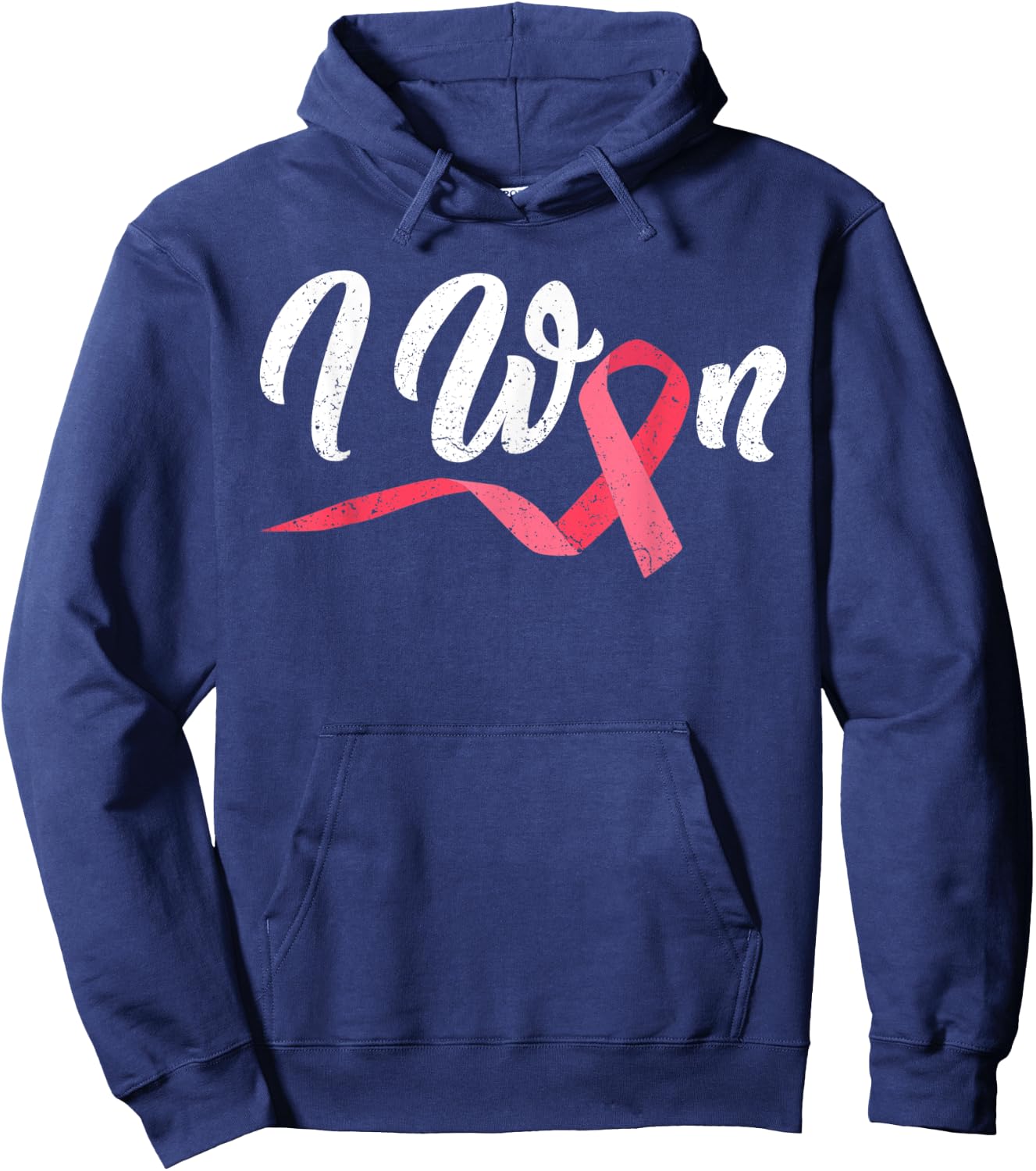 I Won Breast Cancer Survivor Shirt Breast Cancer Survivor Hoodie - Hoodie | Navy
