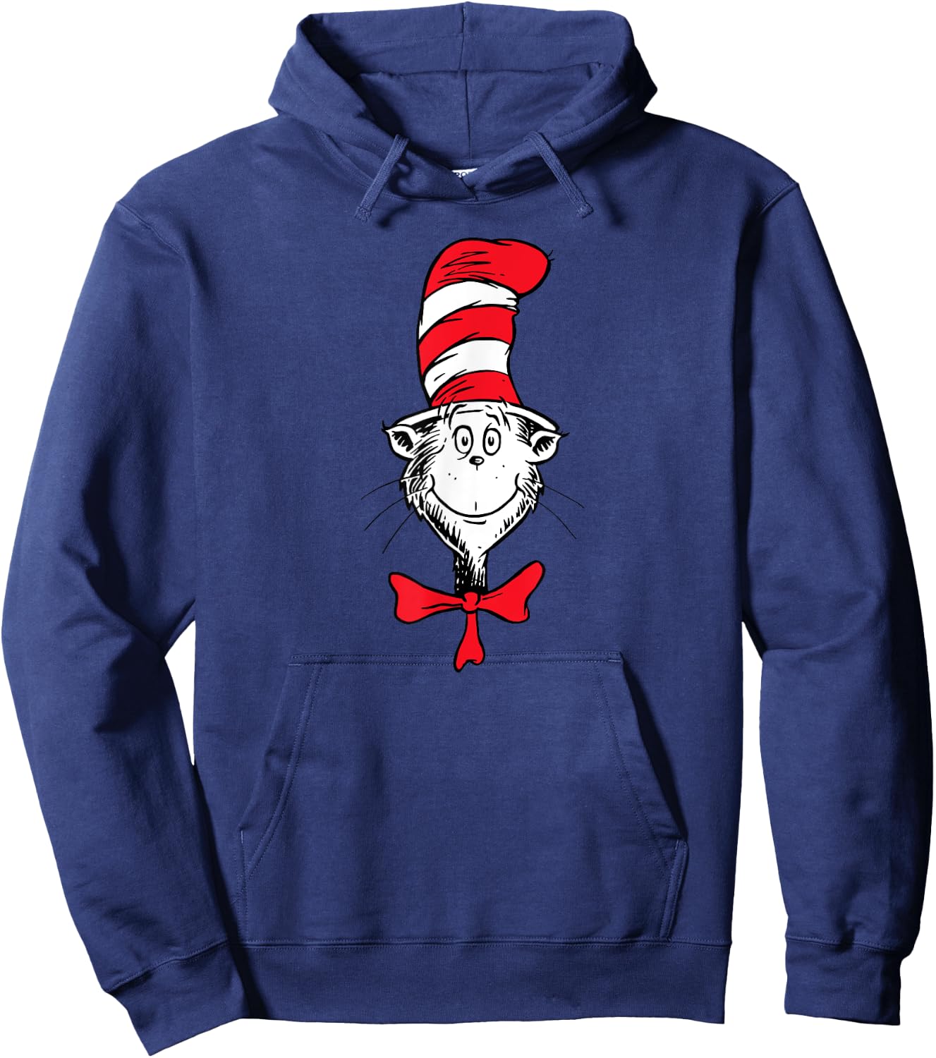 Dr. Seuss The Cat in the Hat Face Hoodie - Hoodie | Navy