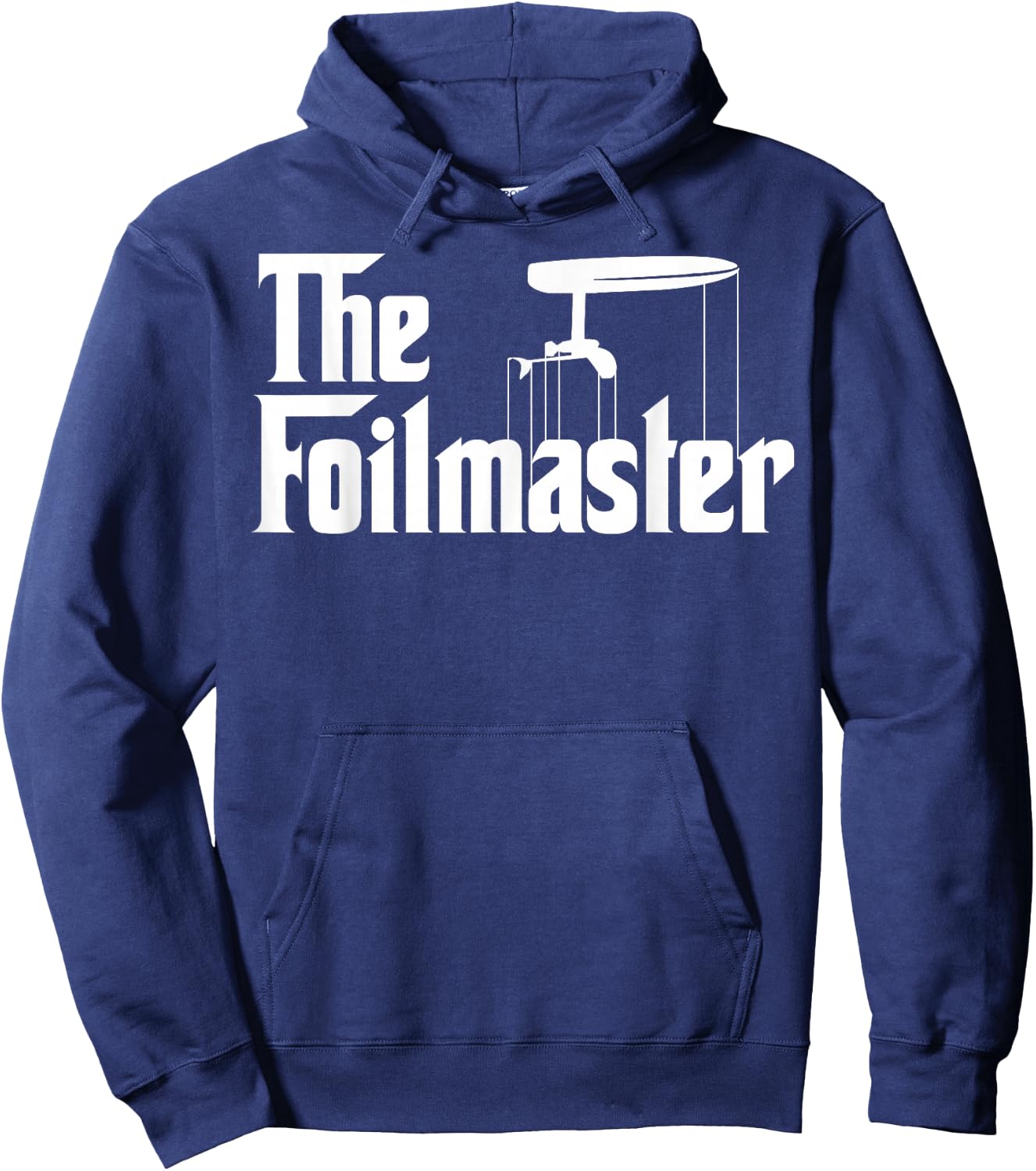 The Foilmaster - Funny E-foil Foilboard Surfing Gift Hoodie - Hoodie | Navy