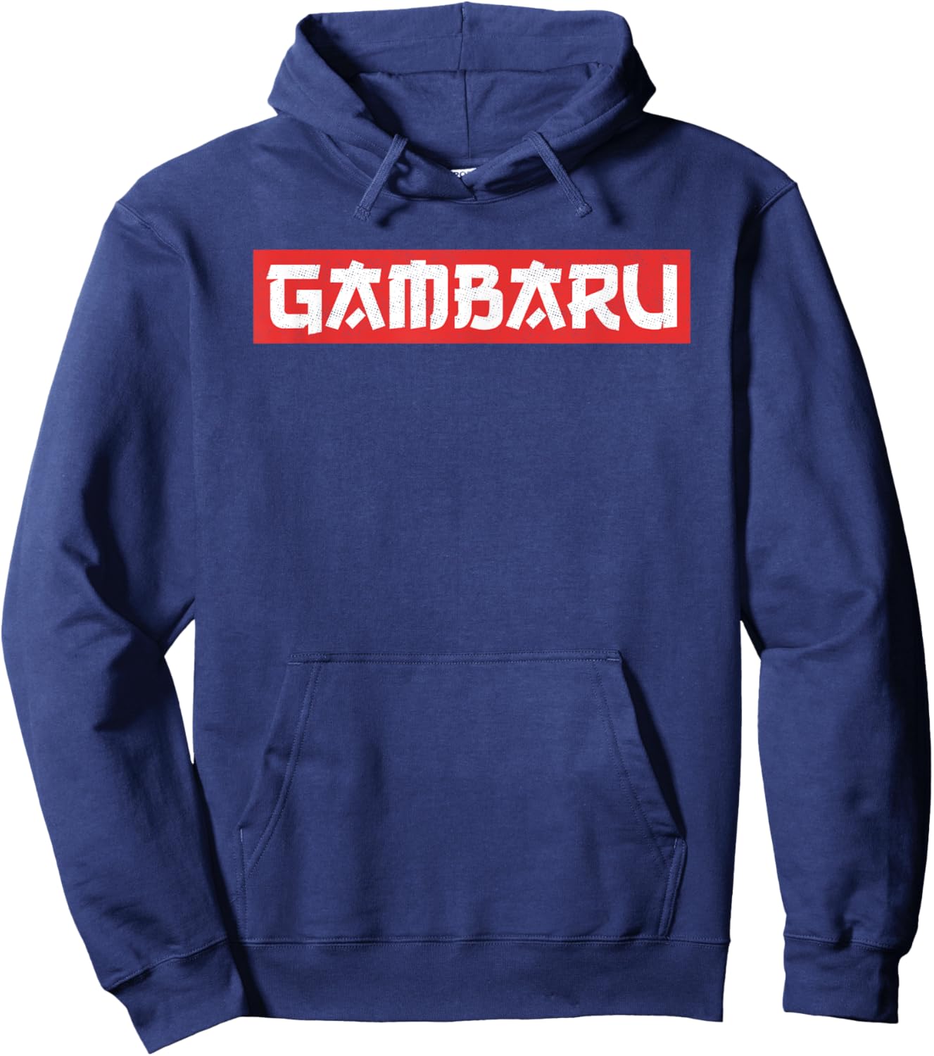 Gambaru Funny Anime Lover Manga Abunai Japanese Gift Hoodie - Hoodie | Navy