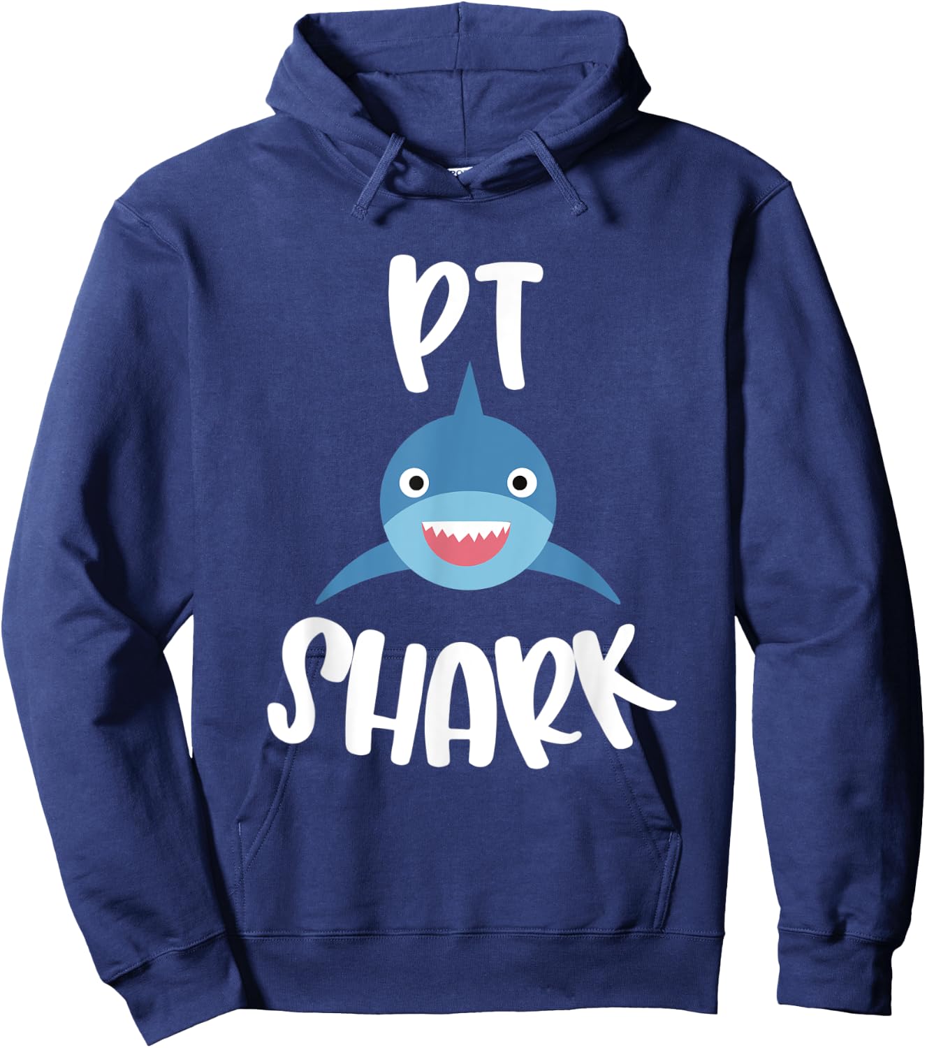 Pediatric Physical Therapy Cute PT Shark Therapist Hoodie - Hoodie | Navy