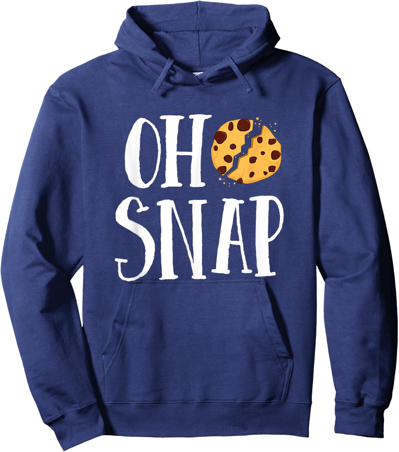 Oh Snap Funny Chocolate Chip Cookie Foodie Gift Kids Girls Hoodie - Hoodie | Navy
