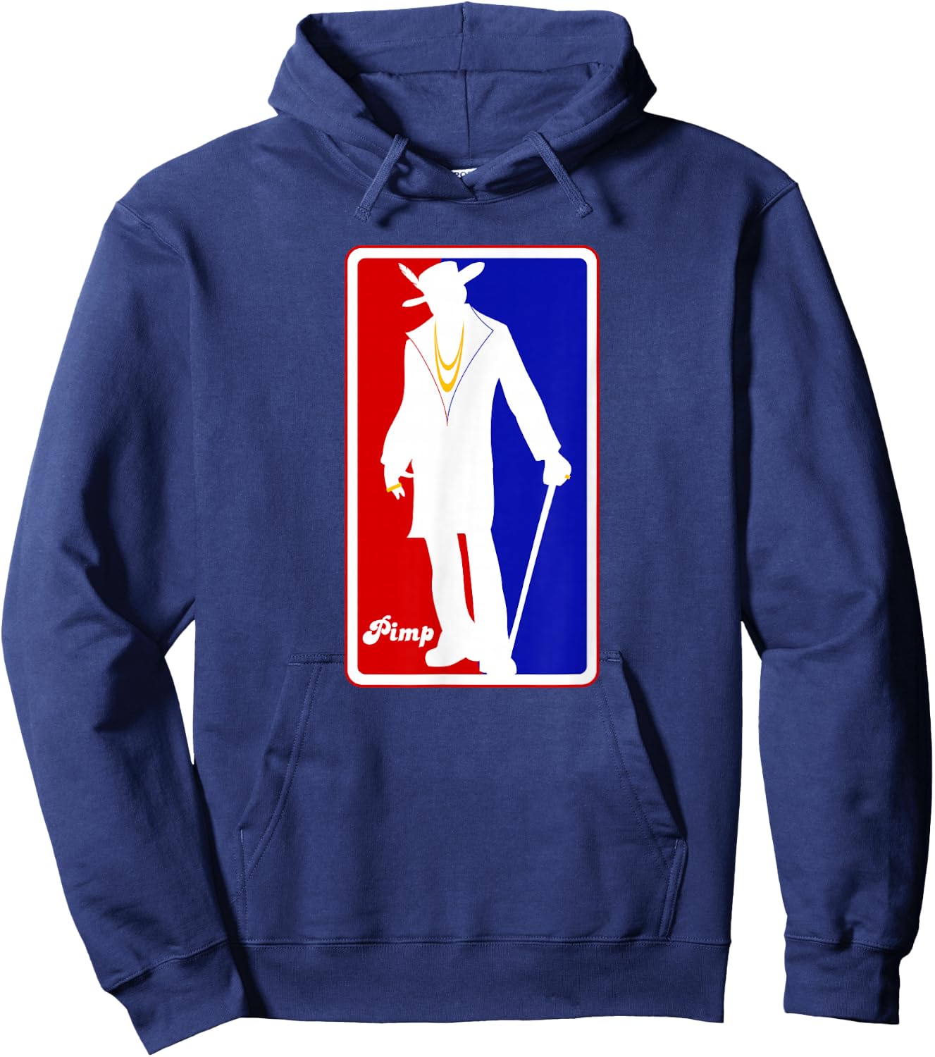 Just Pimp It & Gifts American Pimp The Logo Hoodie - Hoodie | Navy