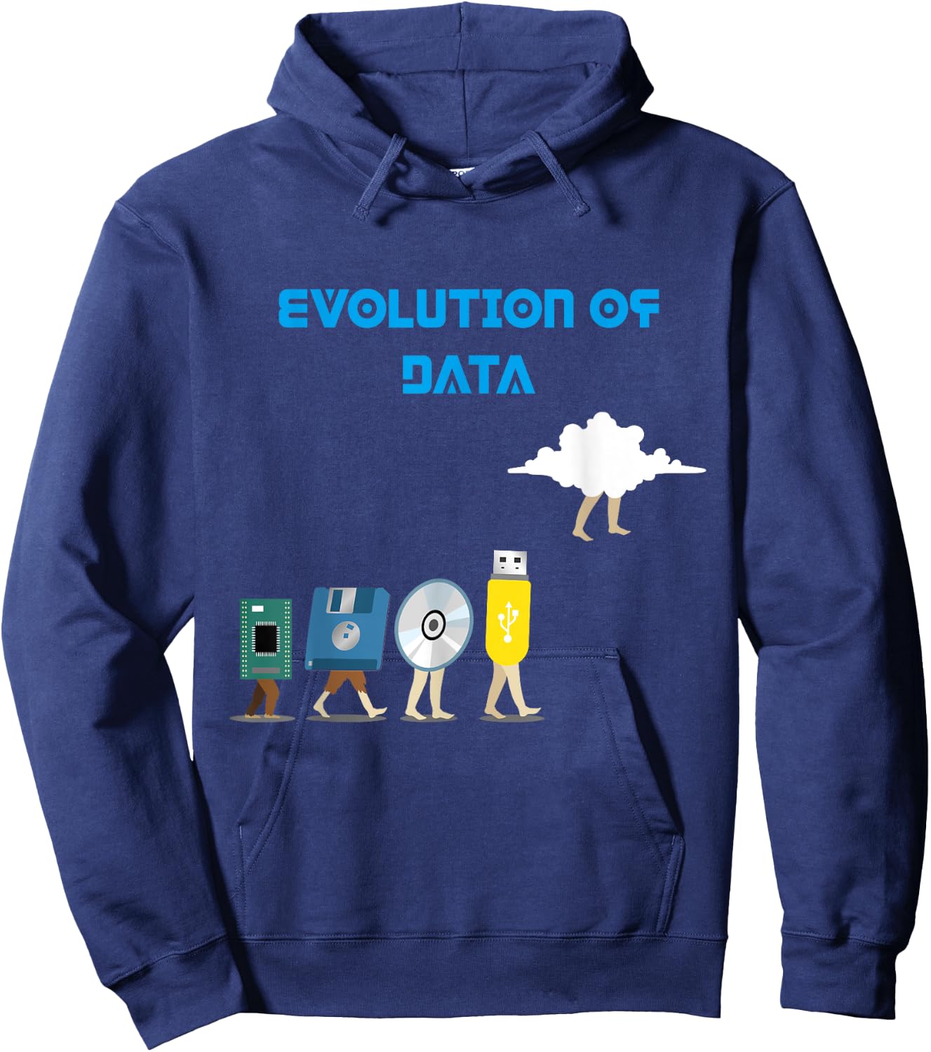 Data Evolution Analytics Gift Datascientist Analyst Hoodie - Hoodie | Navy