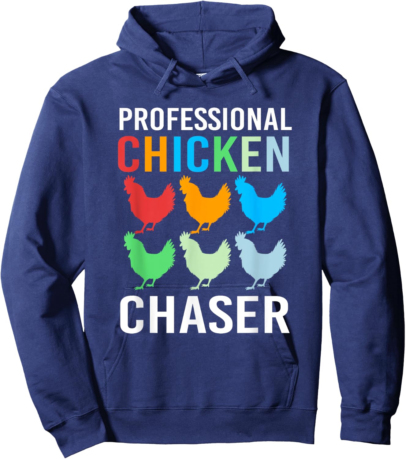 Funny Farm Professional Chicken Chaser For Kids Hoodie - Hoodie | Navy