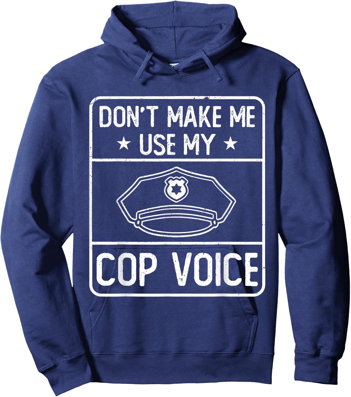 Funny Police Apparel Officer Cop , Black Hoodie - Hoodie | Navy